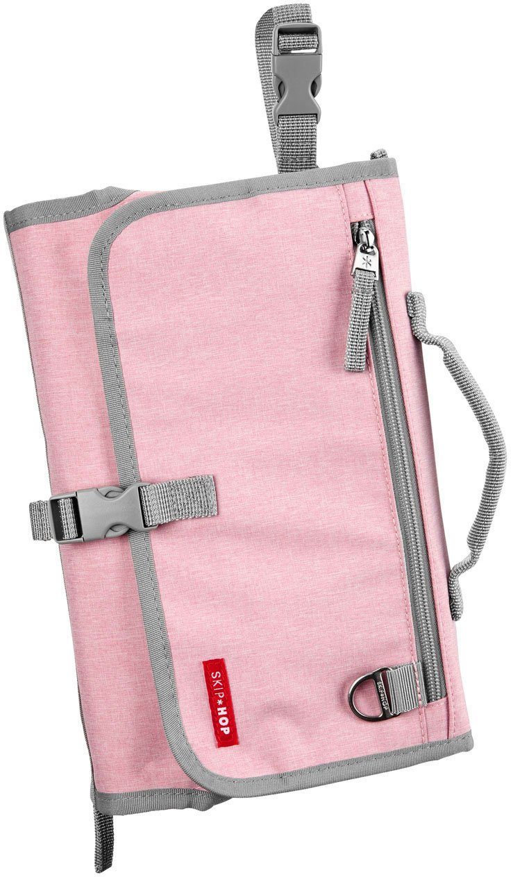 Skip Hop Wickeltasche Pronto, pink, mit Befestigung für Kinderwagen