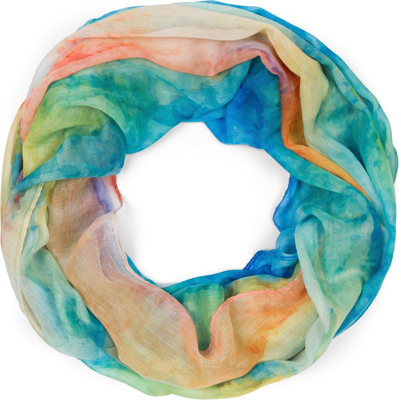 styleBREAKER Loop Loop Aquarell Farbverlauf, (1-St) günstig online kaufen
