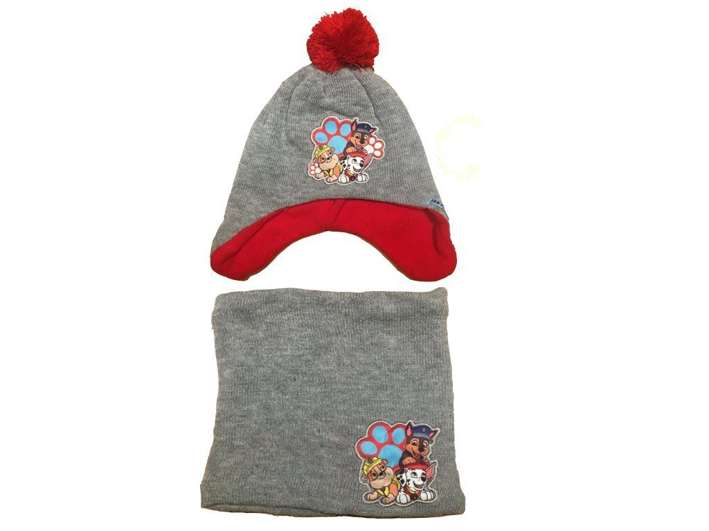 PAW PATROL Mütze & Schal Paw Patrol Winterset Mütze und Schlauchschal
