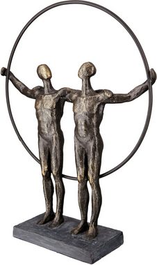 Casablanca by Gilde Dekofigur Skulptur two men (1 St)