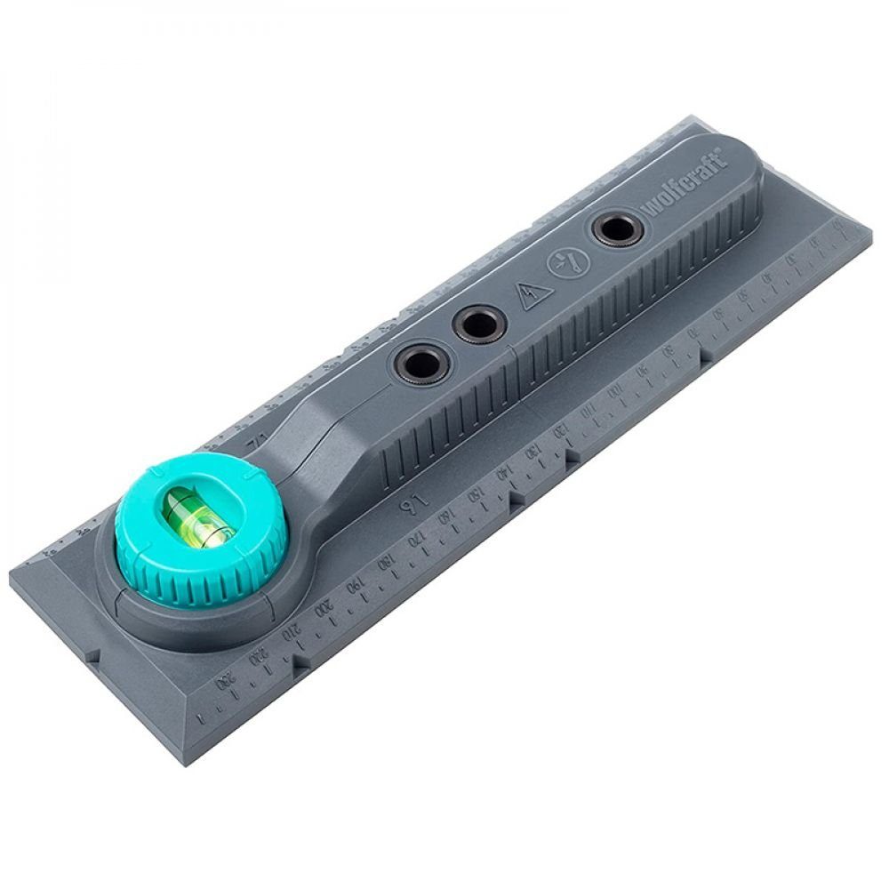 Wolfcraft Wasserwaage Wolfcraft Markier- und Anbohrschablone Drill-Jig Elektro