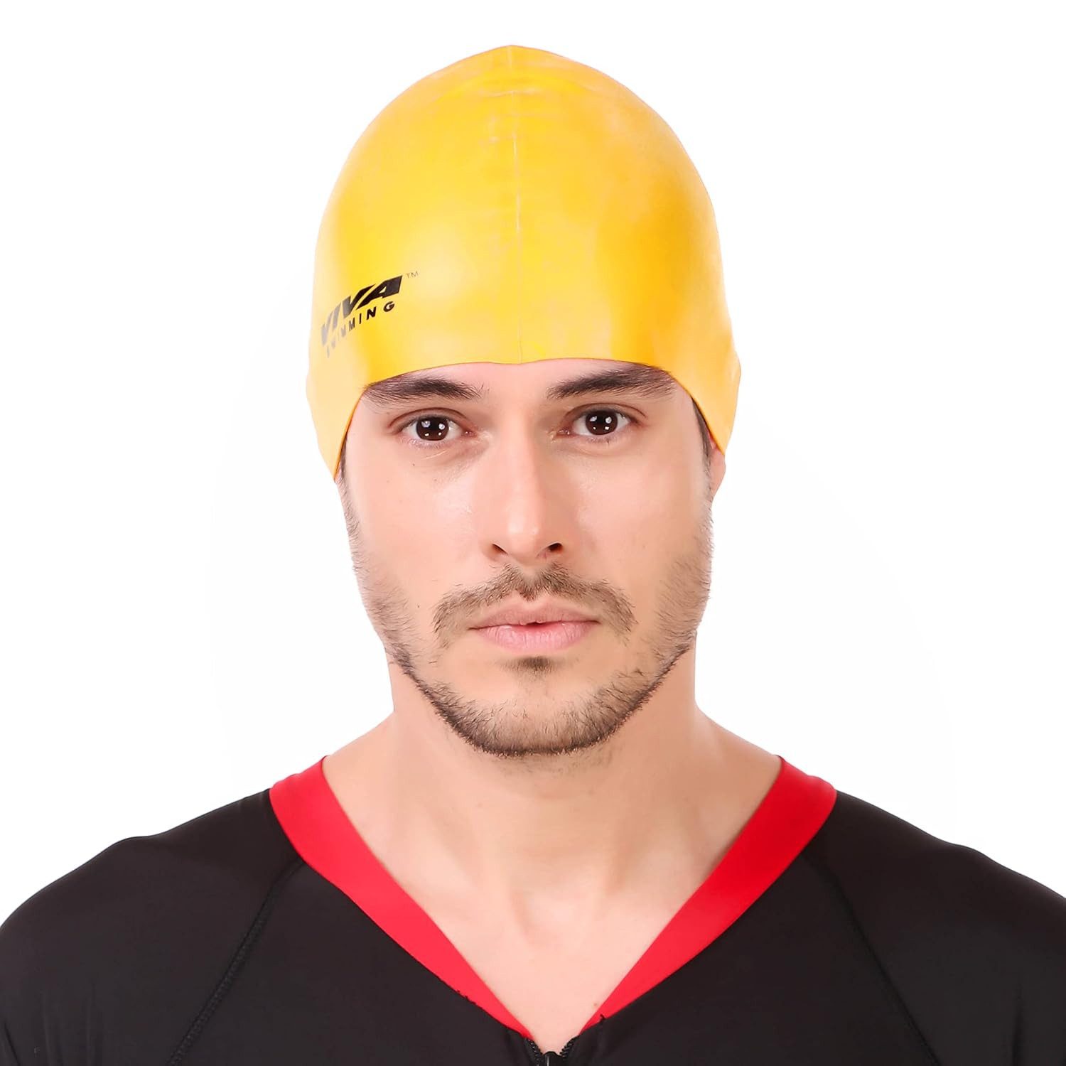 Vector X Badekappe Viva Sports Badekappe Für Männer und Jungen, Material: Silikon (Verkaufspaket: 1 Badekappe), Langlebigkeit und eine bequeme Passform für Männer und Jungen