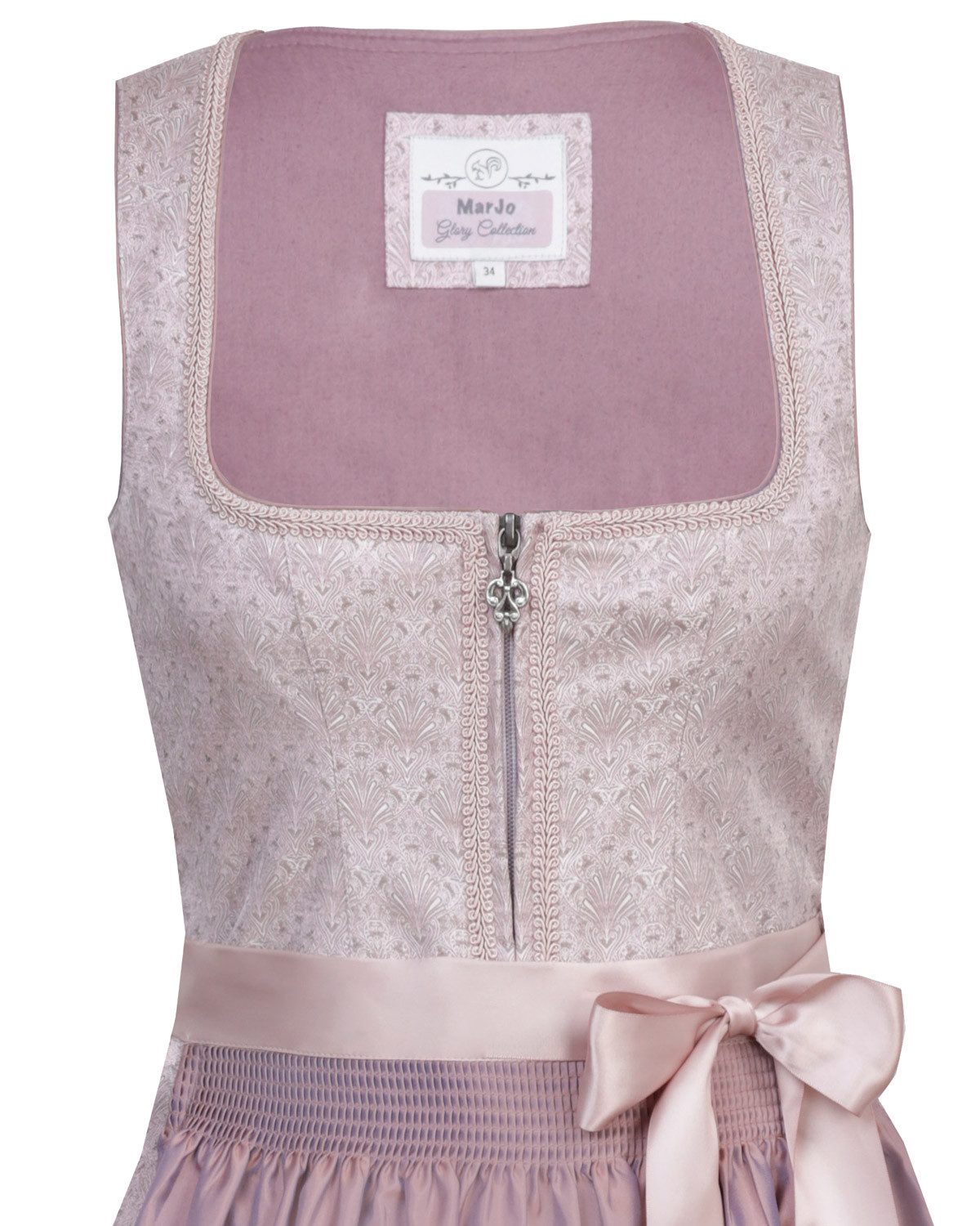 MarJo Dirndl 'Svenja' 694865, Puderrosa 65cm günstig online kaufen
