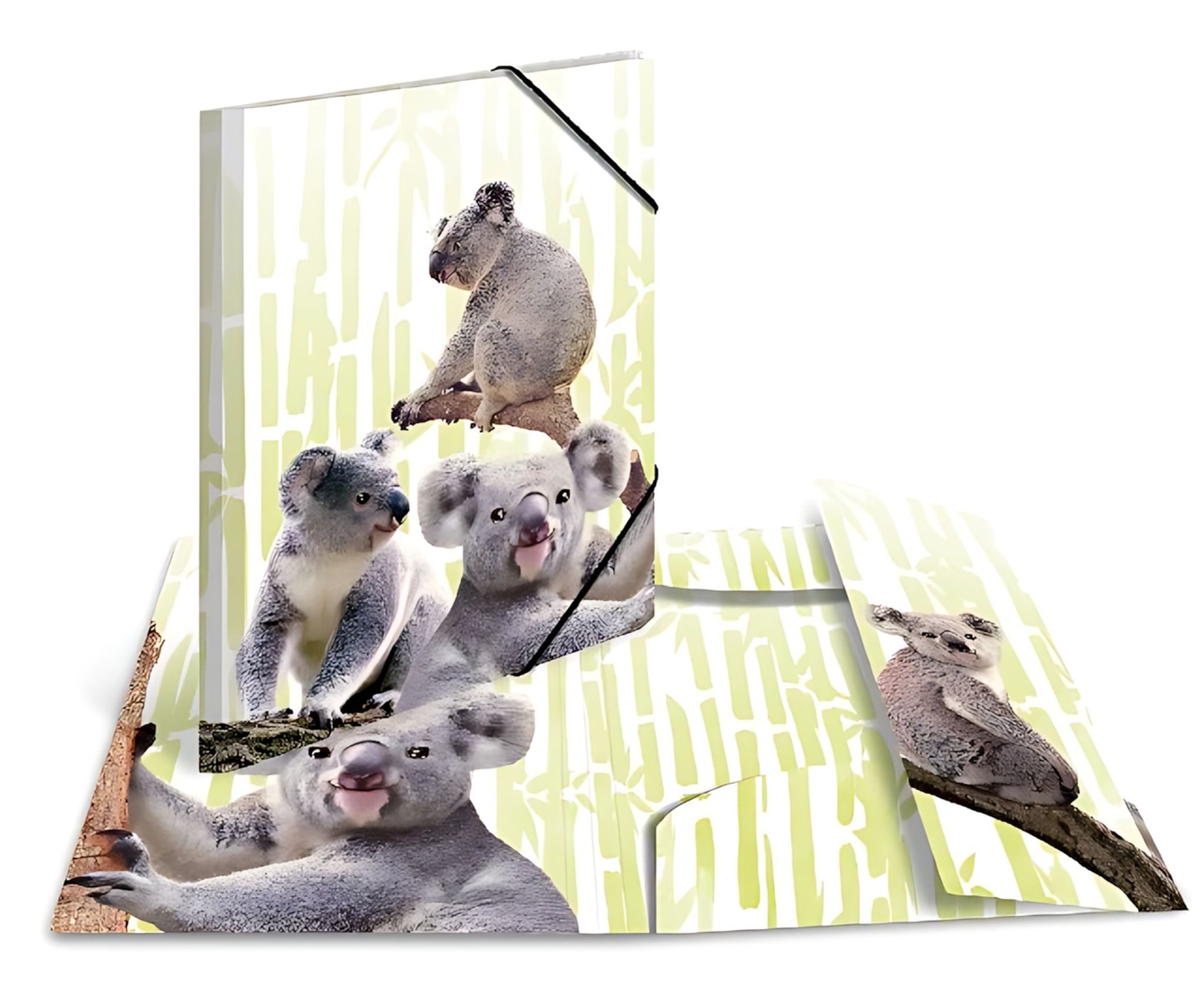 HERMA Organisationsmappe Herma Sammelmappe Eckspanner PP A3 Koalafamilie