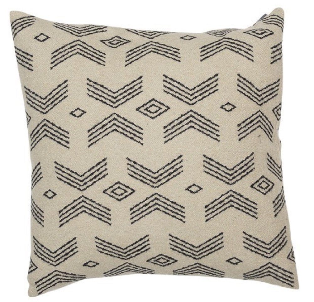 Kissenhülle Nova 'Ecken/afrikanisch' 50 x 50 cm Salbei