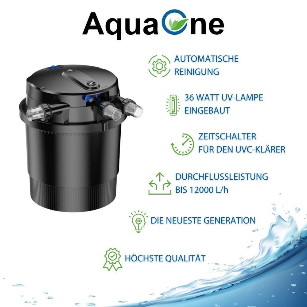 Aquaone Teichfilter Druckteichfilter Set CPU 20000 günstig online kaufen
