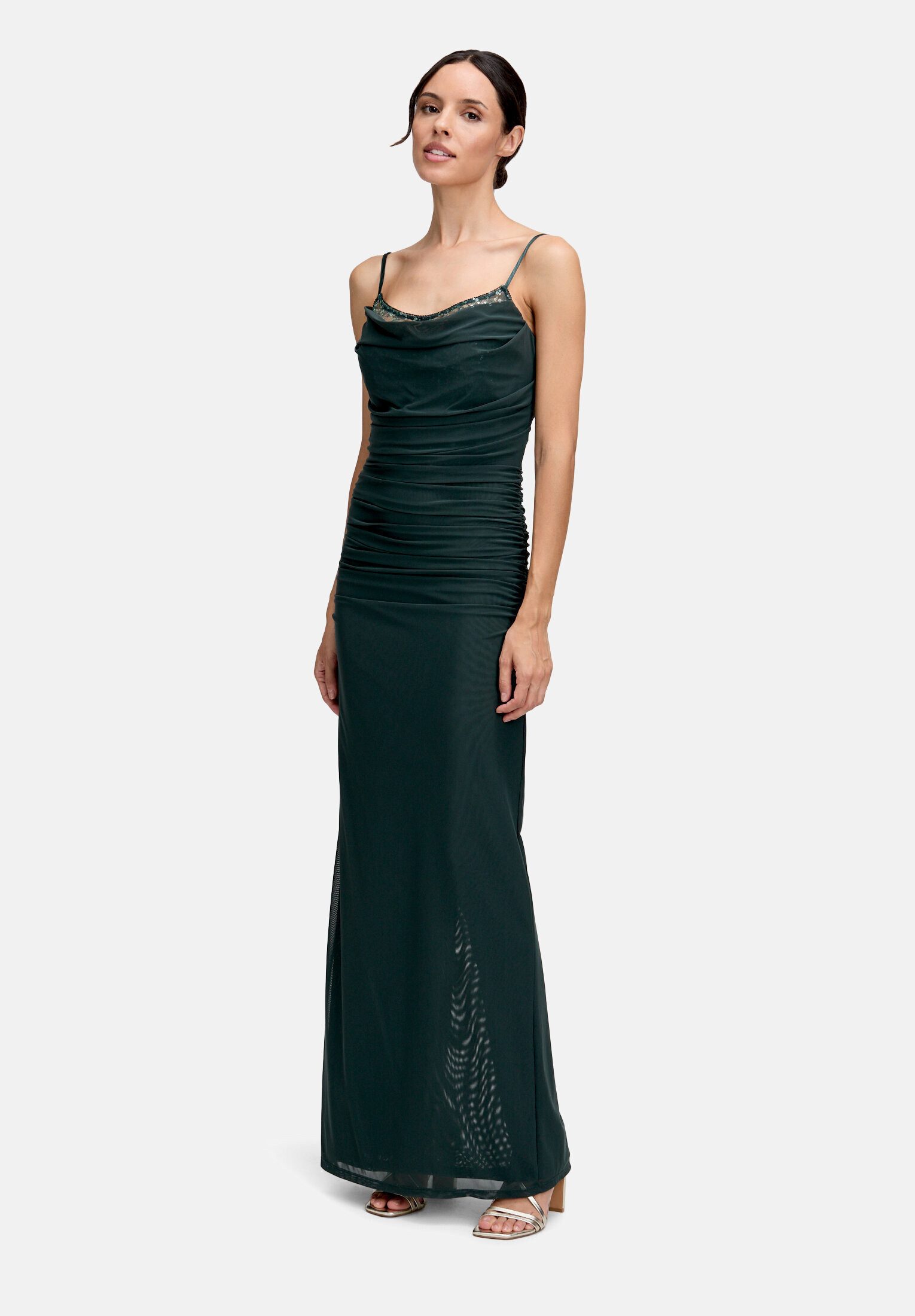 Vera Mont Abendkleid Damen mit Spitzeneinsatz