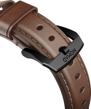 Nomad Smartwatch-Armband Strap Trad. Lthr. Brown Connect. 42/44/45/49mm