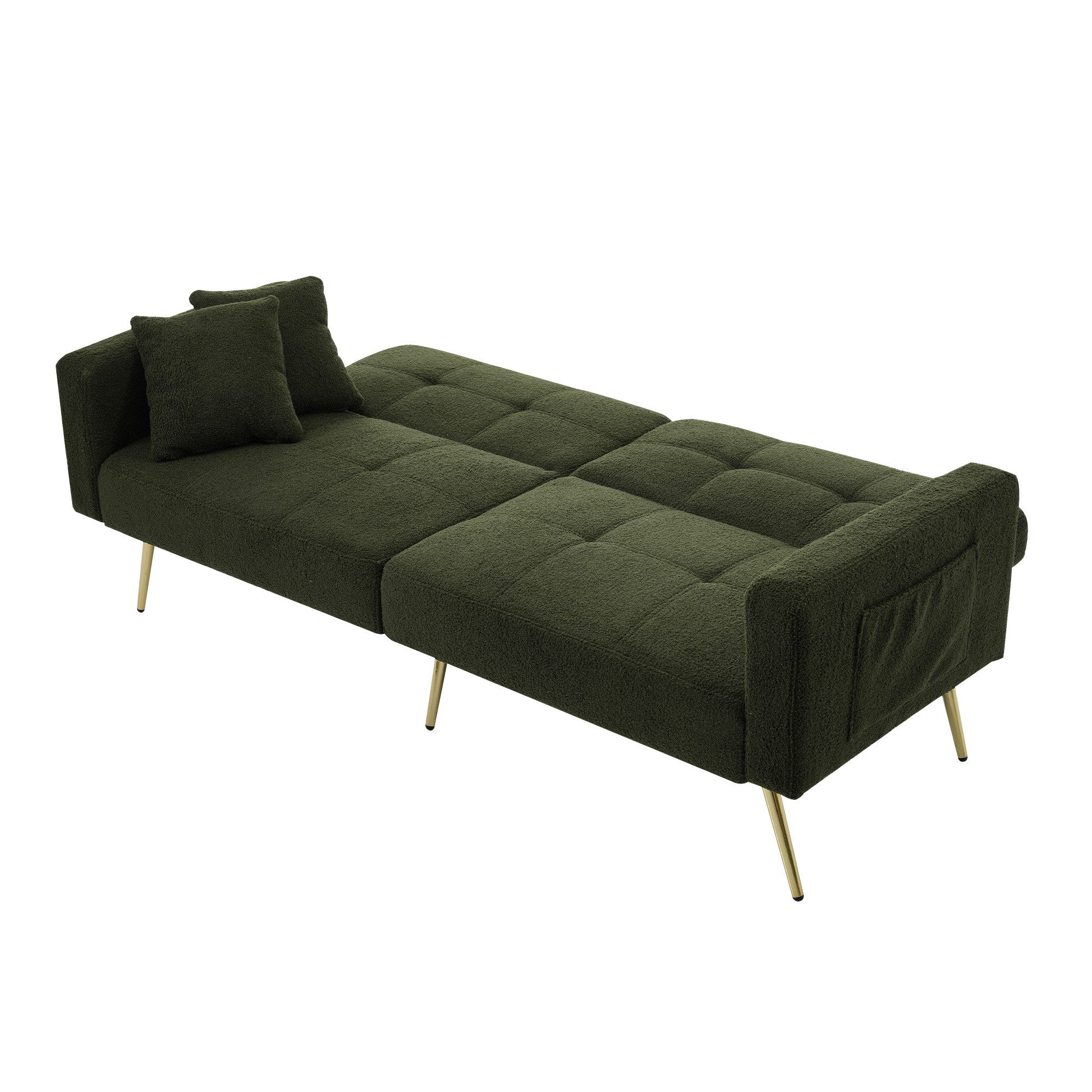 Merax Schlafsofa, mit Bettfunktion, Bettsofa, Klappsofa, günstig online kaufen