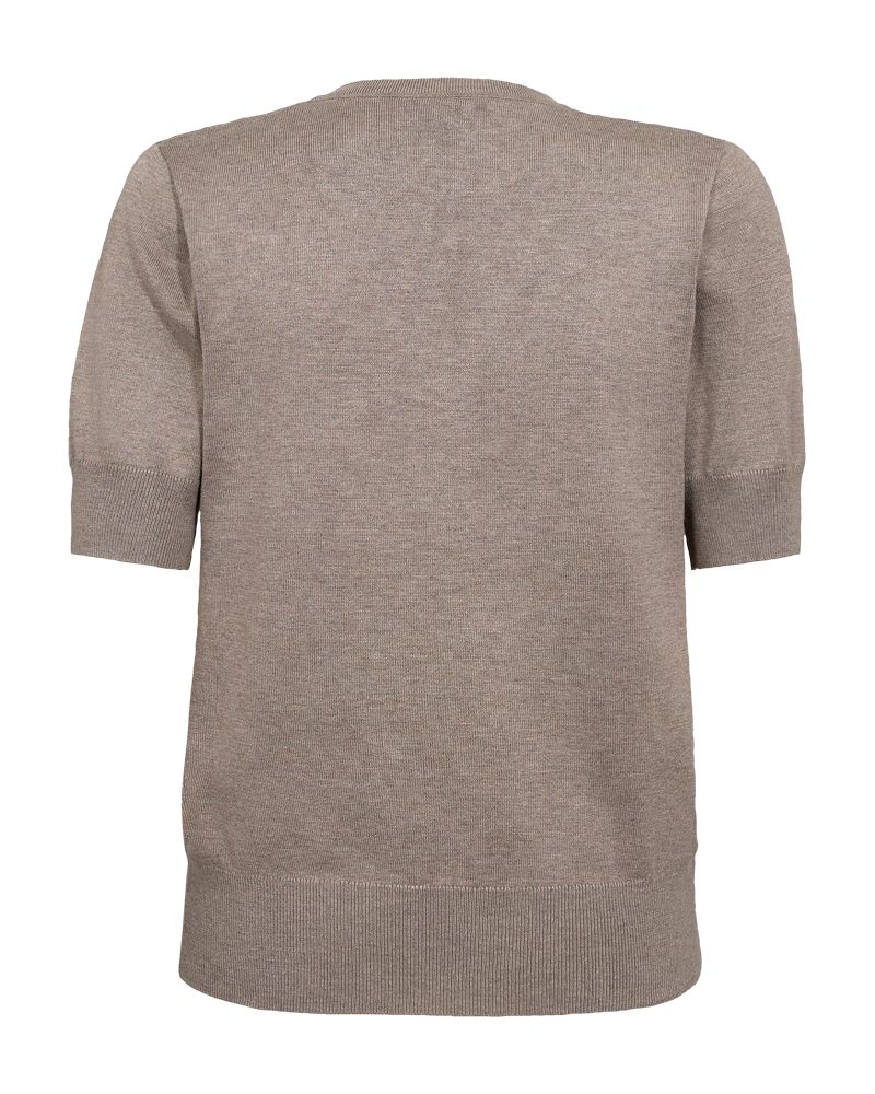 FREEQUENT Kurzarmpullover FQKATIE-PULLOVER mit V-Ausschnitt günstig online kaufen