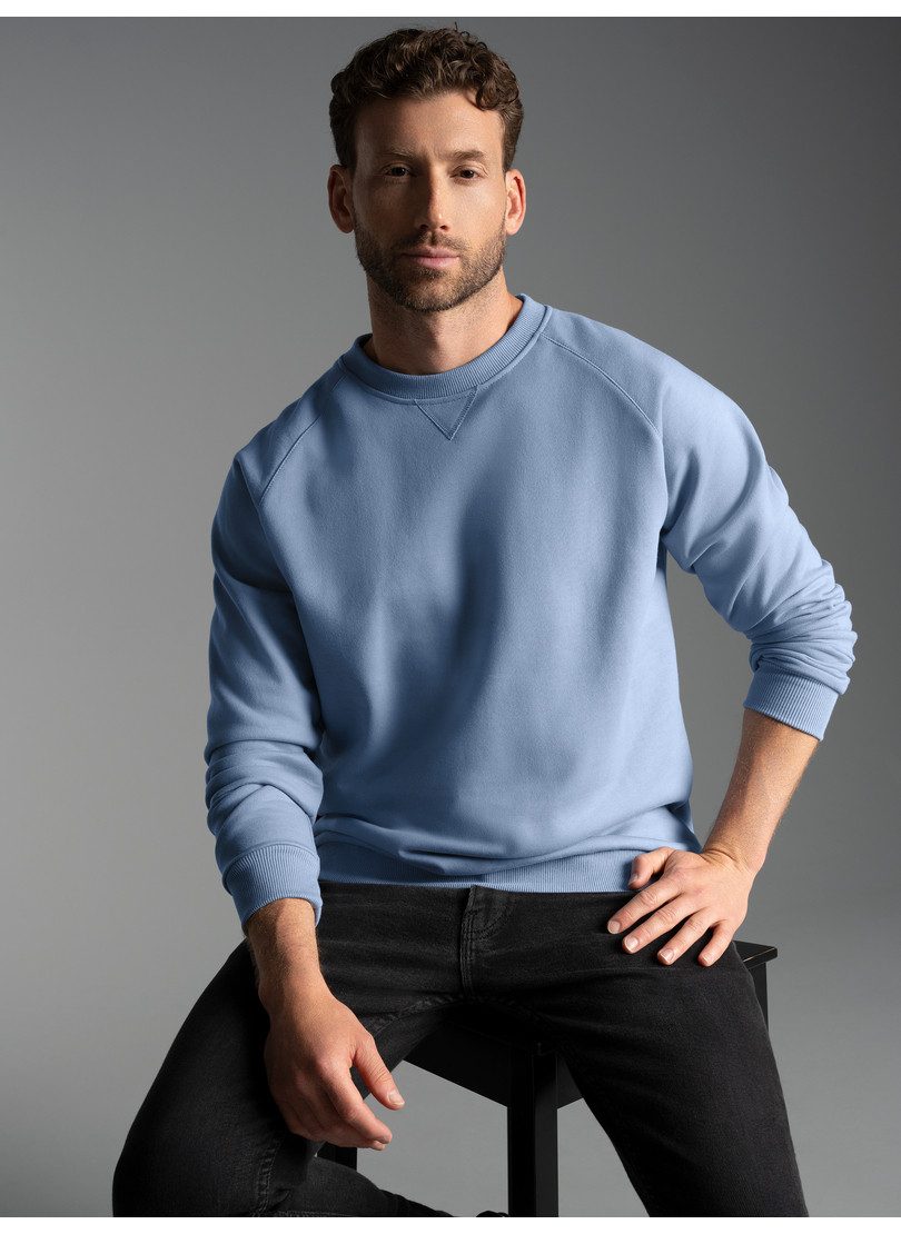 Trigema Sweatshirt TRIGEMA Sweatshirt mit angerauter Innenseite günstig online kaufen