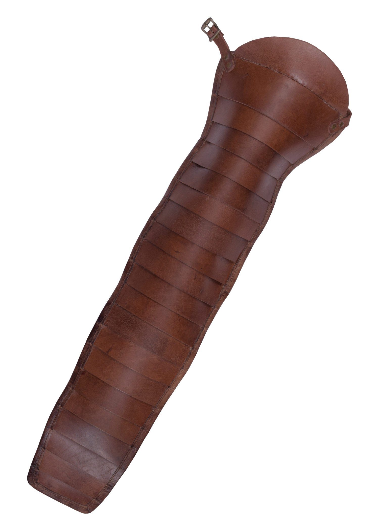 Ritter-Kostüm Gladiatoren Armschutz/Manica, Leder