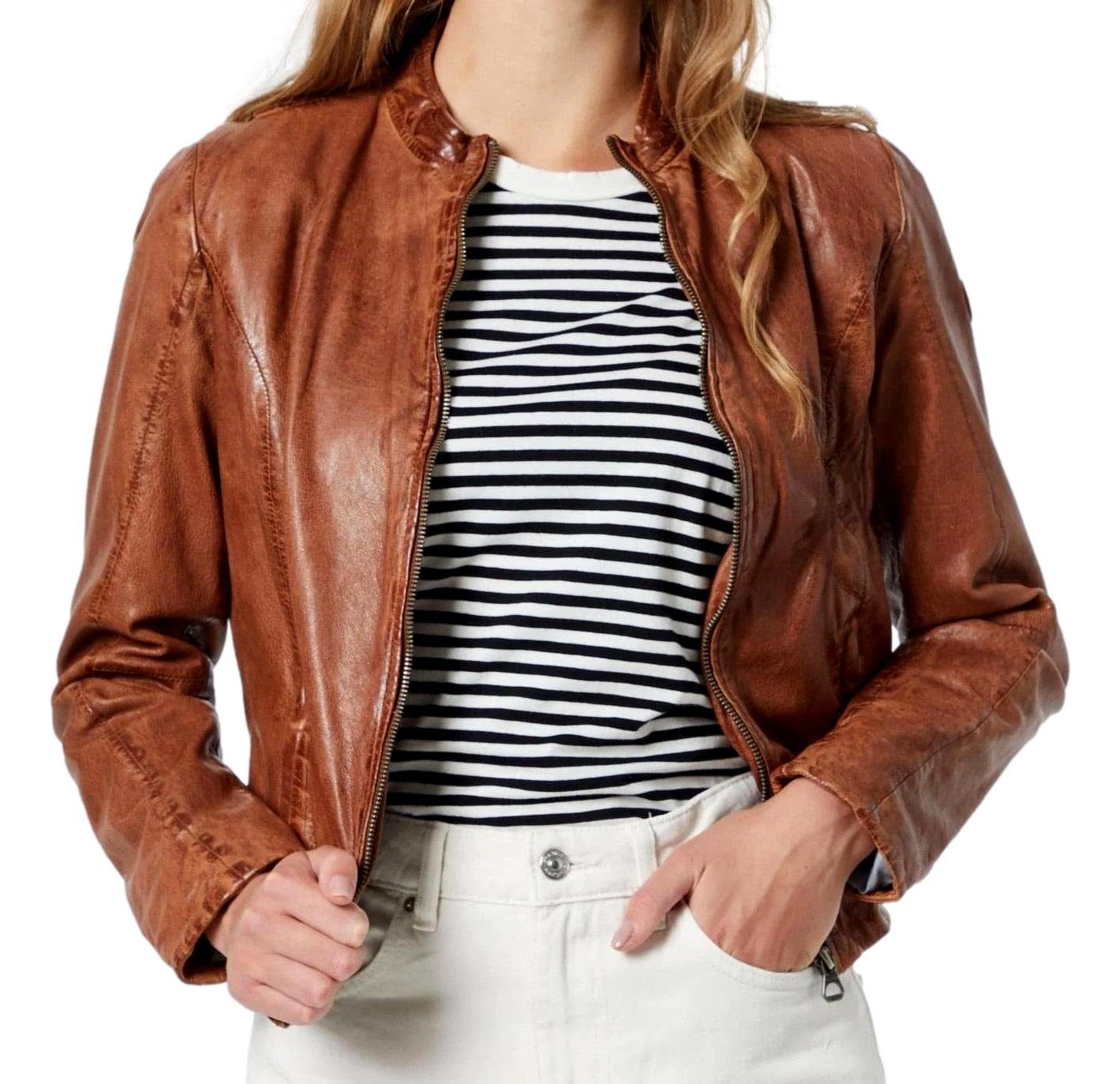 Mauritius Lederjacke »GW Channy LGAWV« taillierter kurzer Schnitt günstig online kaufen