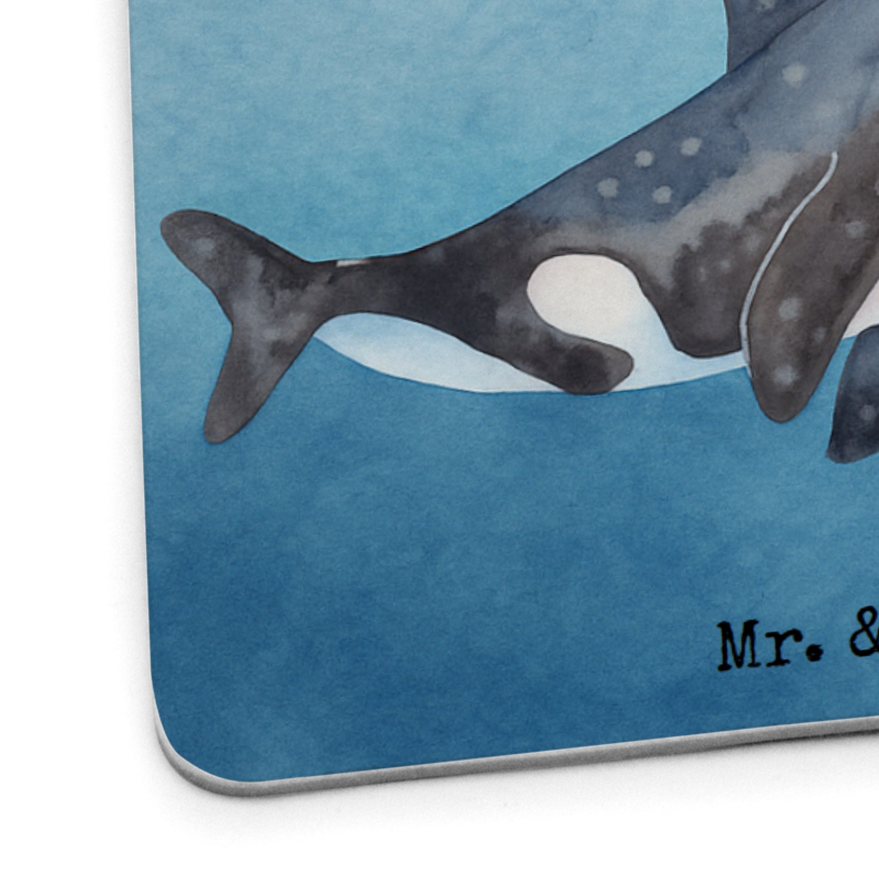 Wohndecke Orca Design, Flaschenuntersetzer 100er Set, Weiß, Motivation, Startup, Mr. & Mrs. Panda, Tischuntersetzer Kaffeeuntersetzer Pappuntersetzer