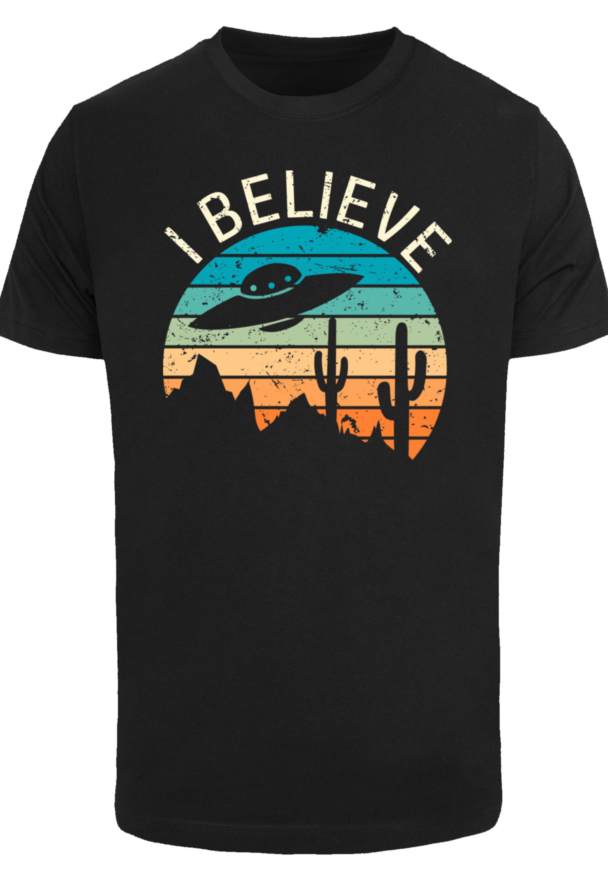 F4NT4STIC T-Shirt I Believe UFO Alien günstig online kaufen