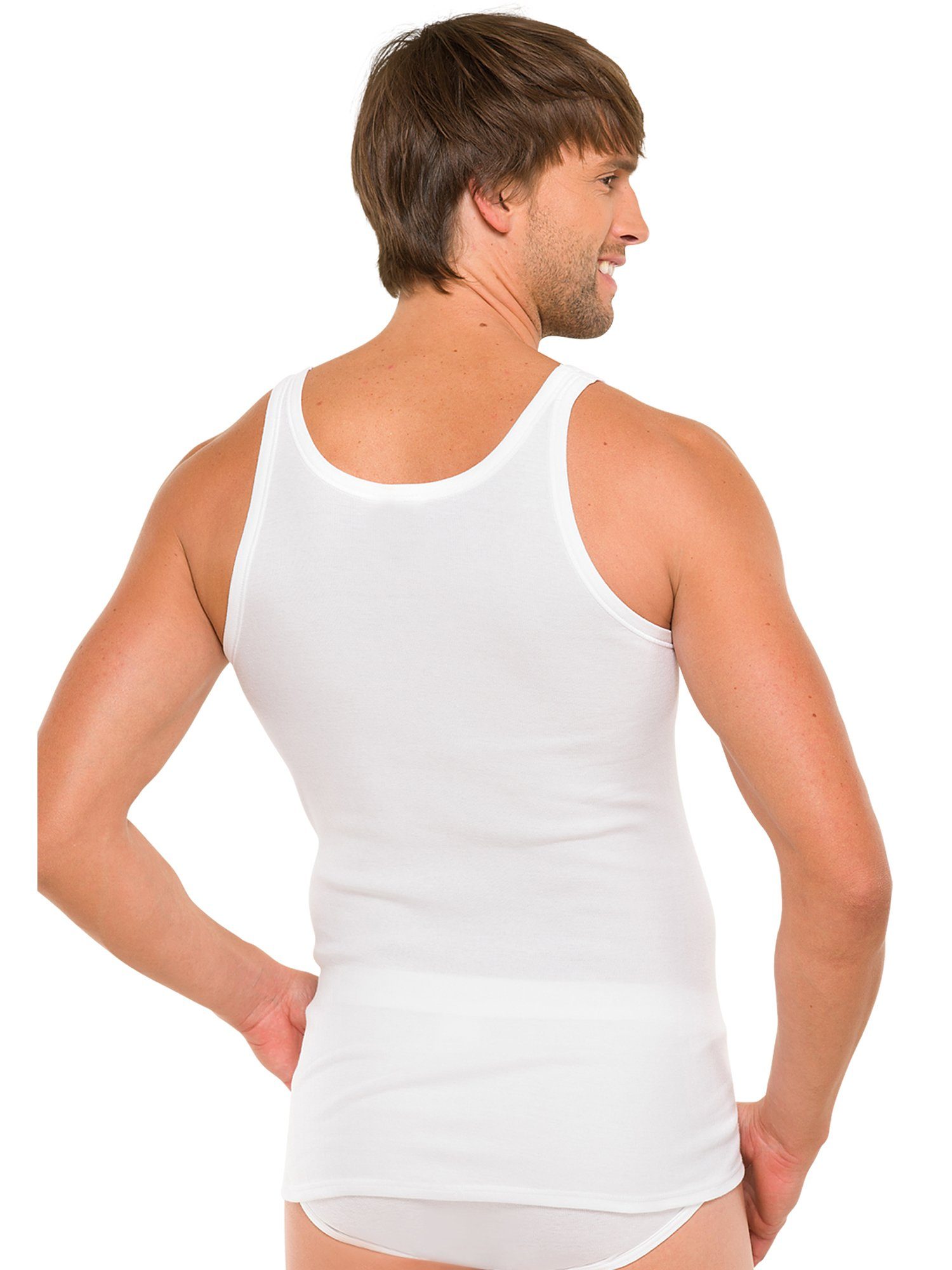 Schiesser Tanktop Essentials (2-tlg) Tank-top unterhemd unterzieh-shirt