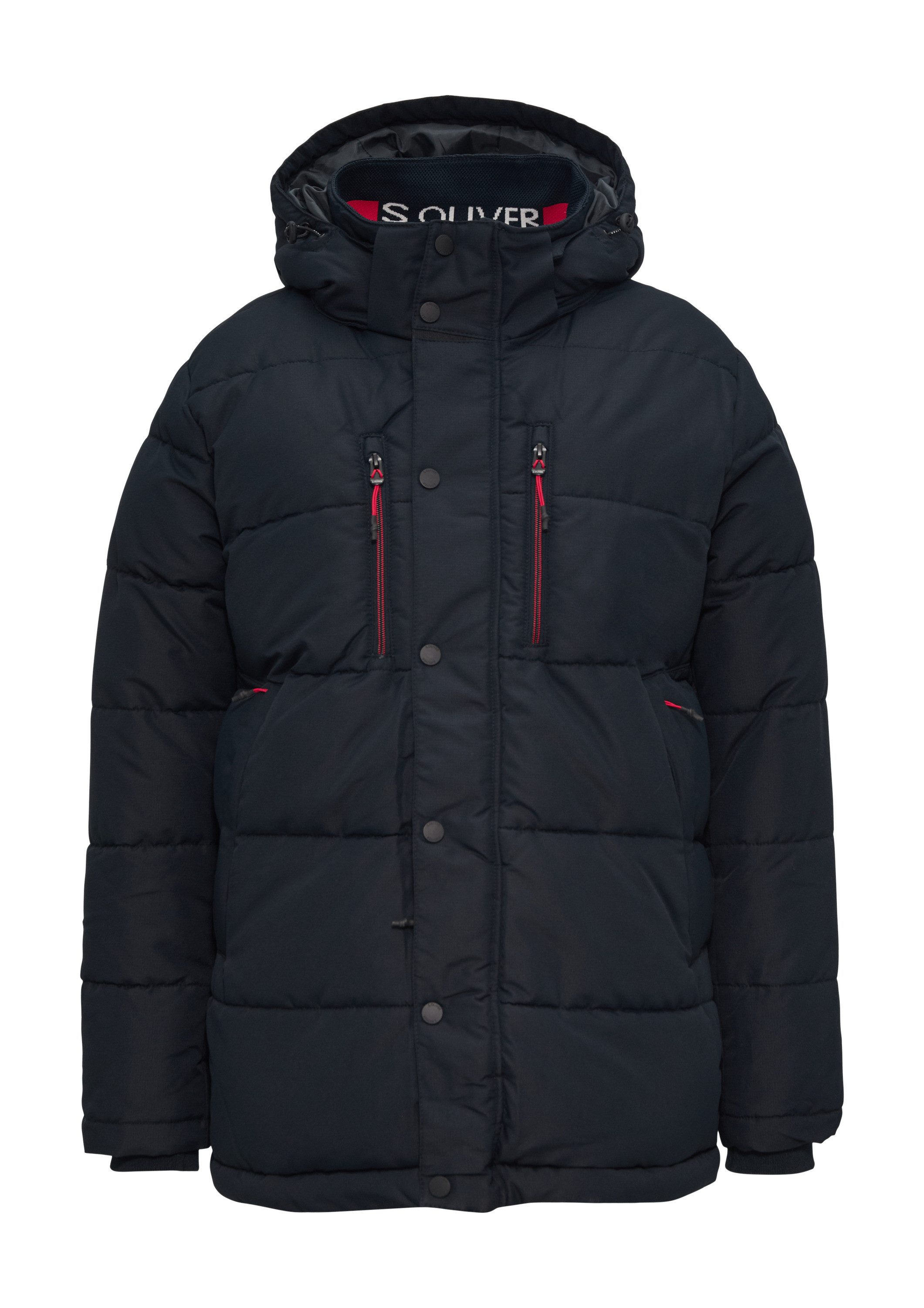 s.Oliver Winterjacke Outdoor-Jacke Gesteppter Parka mit abnehmbarer Kapuze günstig online kaufen