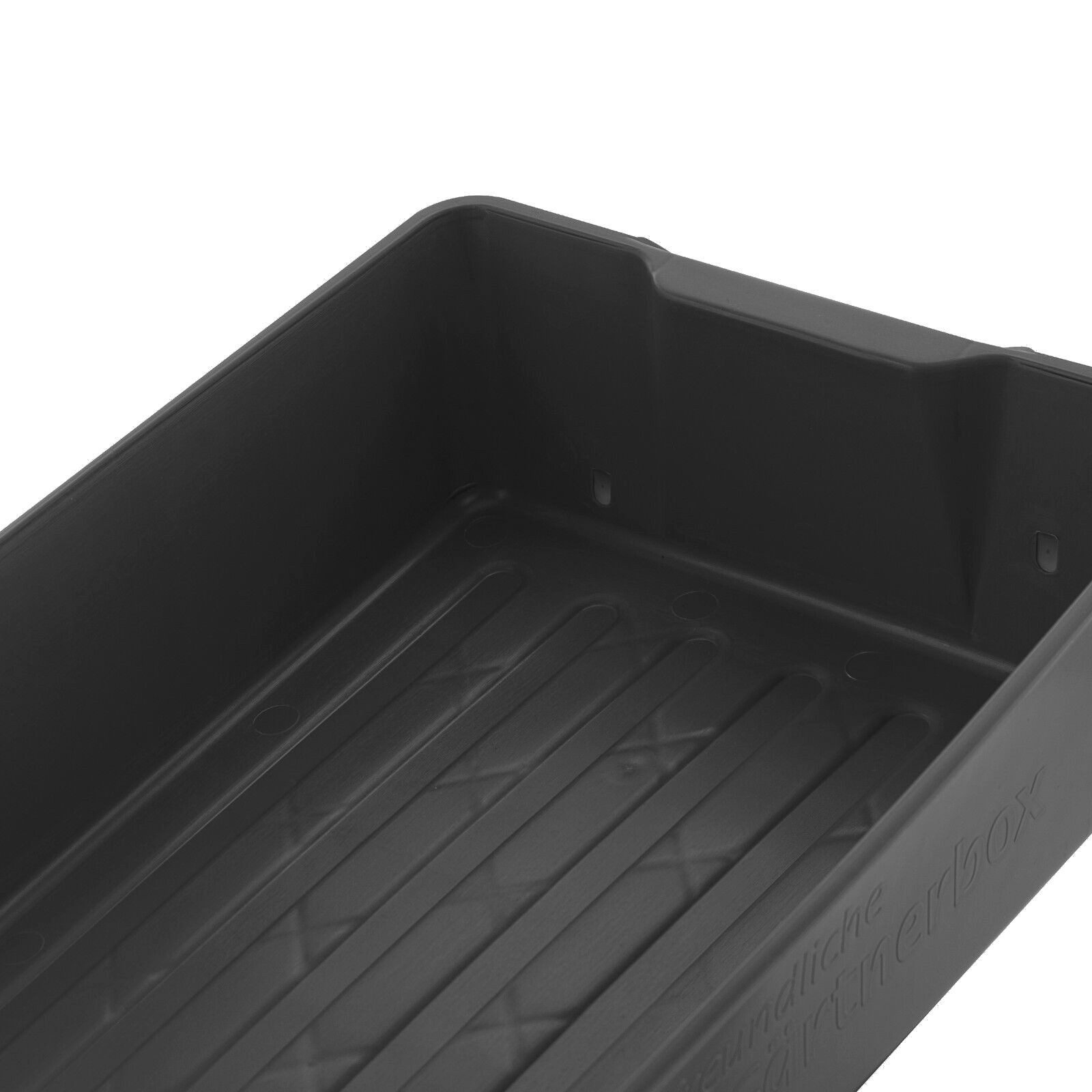 BURI Pflanzschale Wanne Kunststoff grau Pflanzwanne Kotwanne Kunststoffwanne 58x32 cm – Bild 2 von 5