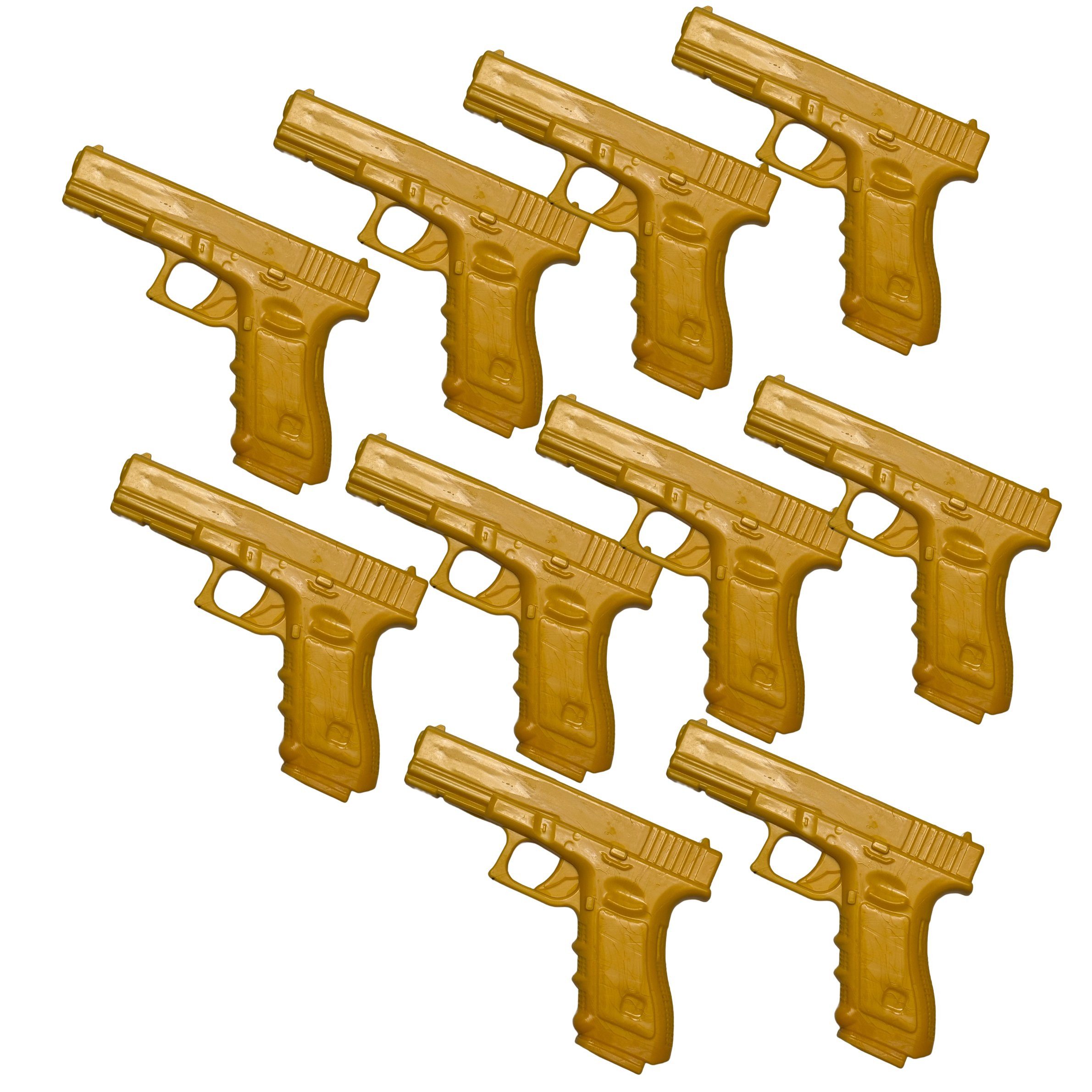 Blaster 10xSet Gummipistole Trainingspistole Übungspistole Selbstverteidigung