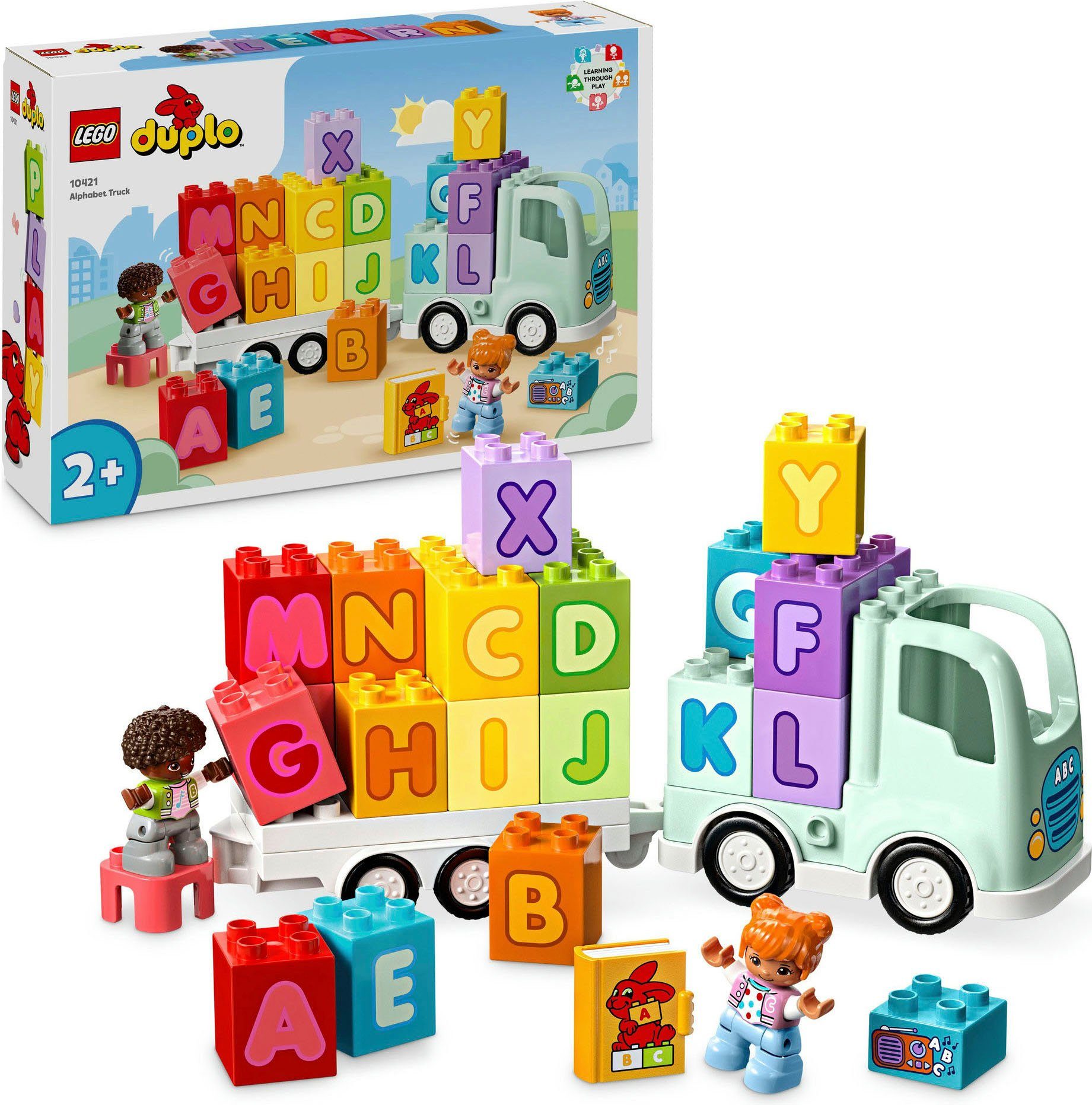 LEGO® Konstruktionsspielsteine ABC-Lastwagen (36 Town, Teile Europe, DUPLO St), LEGO Made (10421), 36 Enthält in