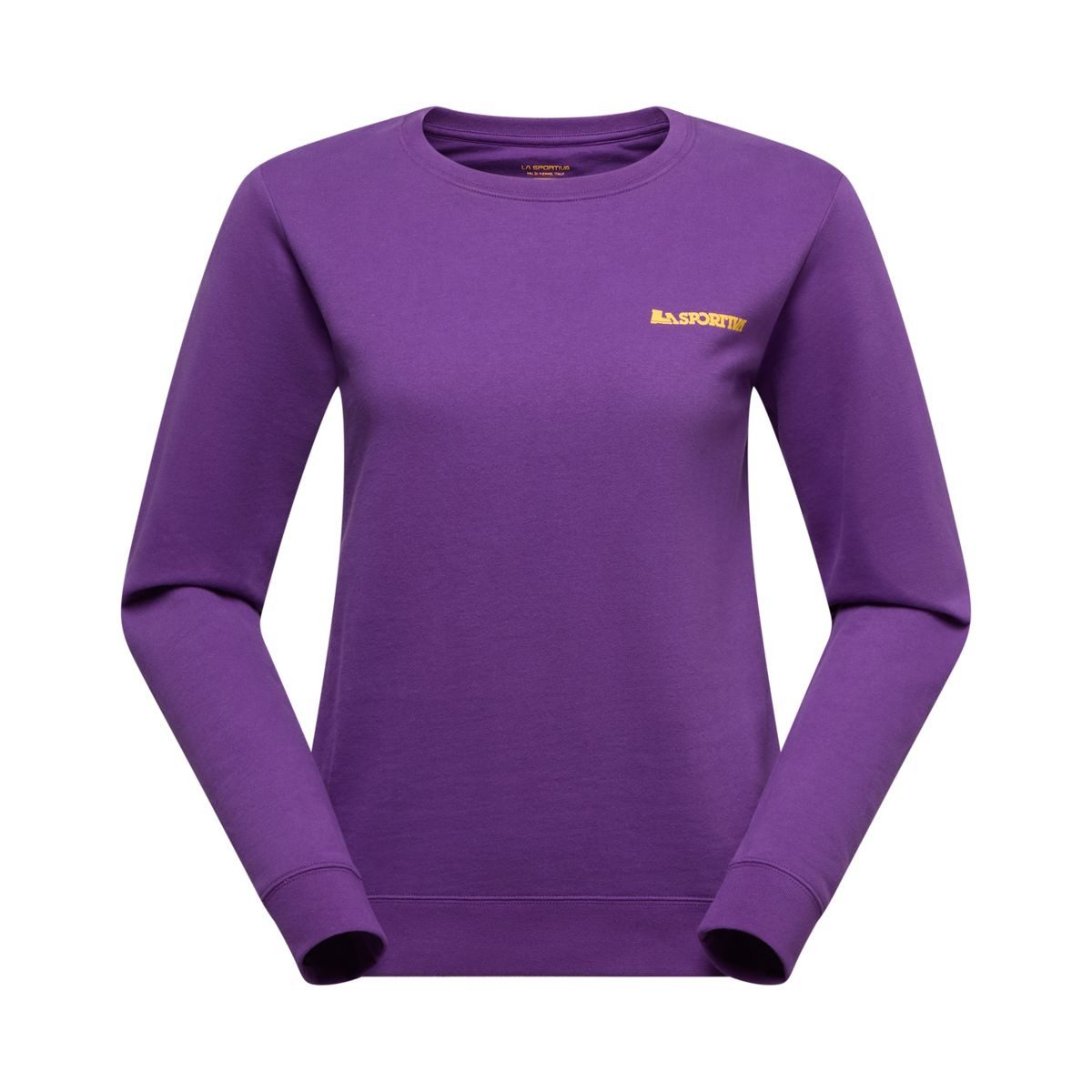 La Sportiva Sweatshirt Climbing on The Moon Sweatshirt Women Bequemer Baumwoll-Sweatshirt mit ikonischem Print, ideal für
