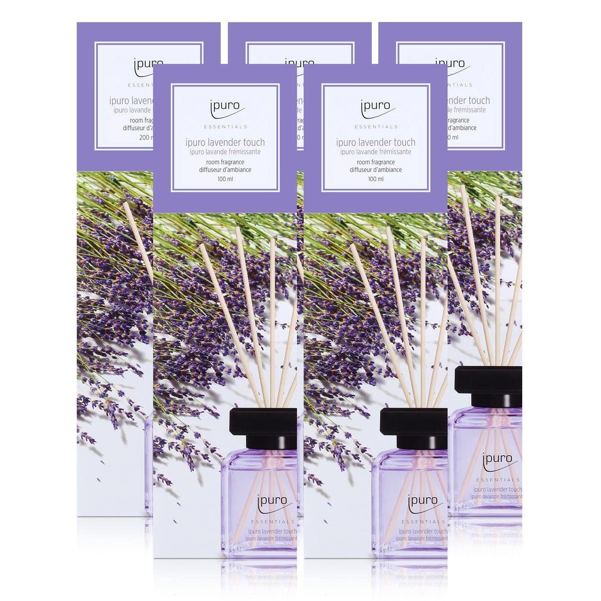IPURO Raumduft Ipuro Essentials lavender touch 100ml Raumduft Dufträume (5er Pack)