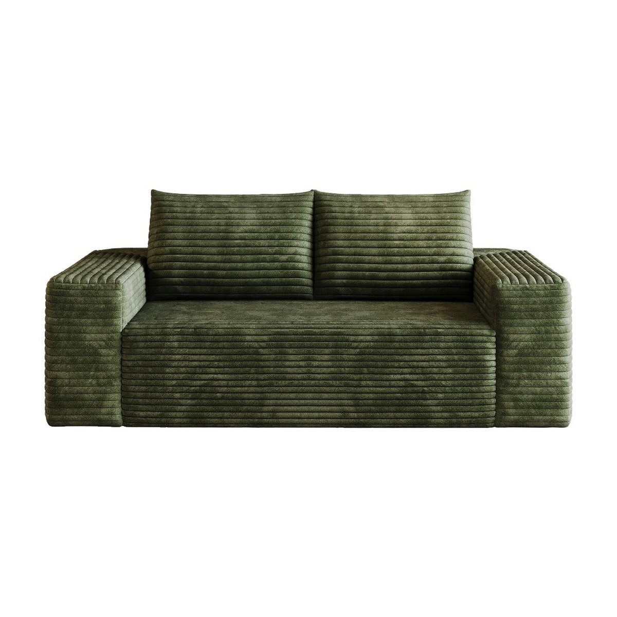 SIKAINI Sofa Sofa aus Stoff in grün, 3 Teile