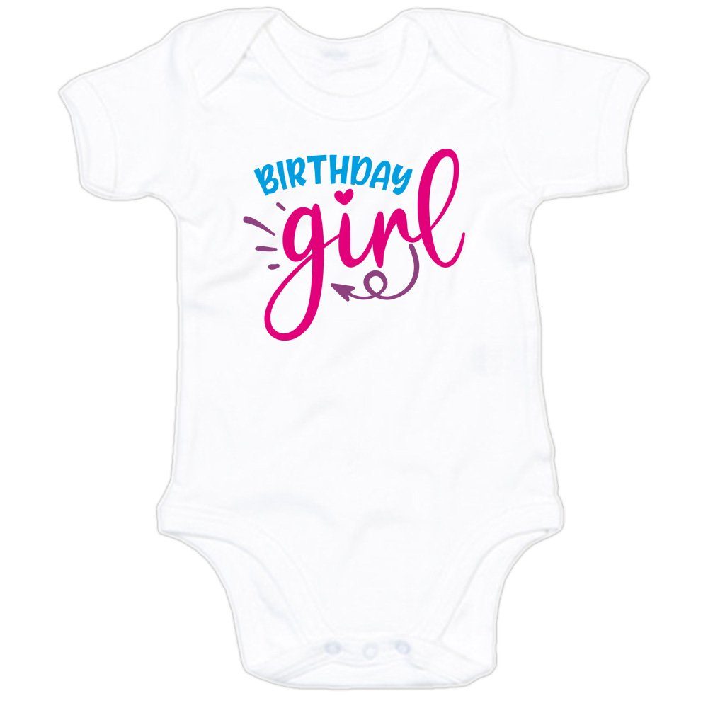 G-graphics Kurzarmbody Baby Body - Birthday Girl mit Spruch / Sprüche • Babykleidung • Geschenk zum Geburtstag • Strampler