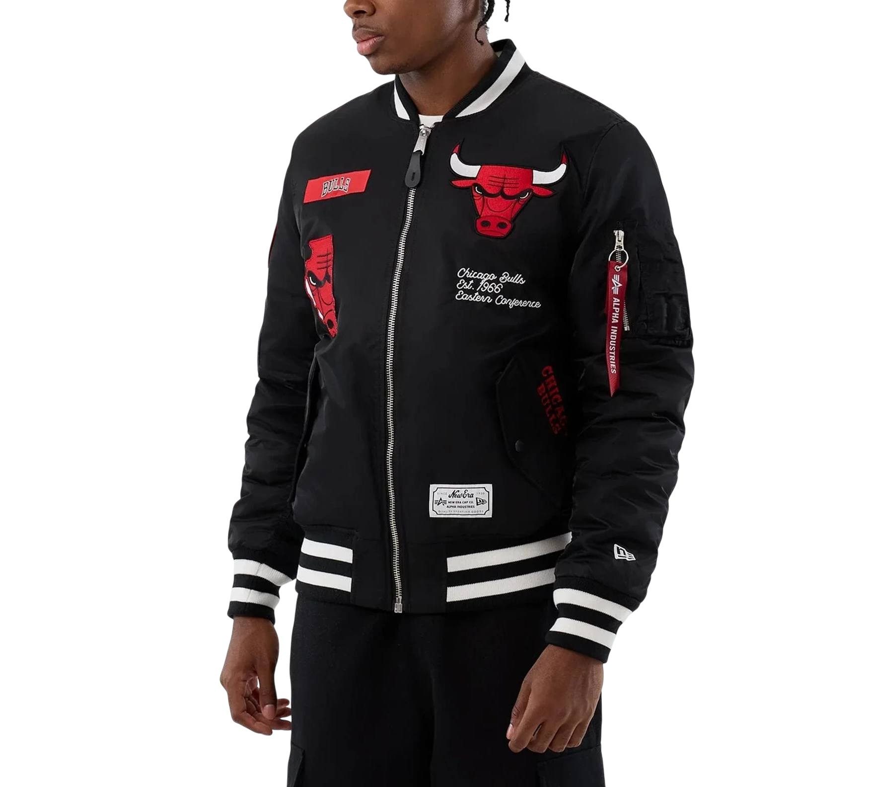 New Era Bomberjacke Jacke New Era Alpha Chicago Bulls günstig online kaufen