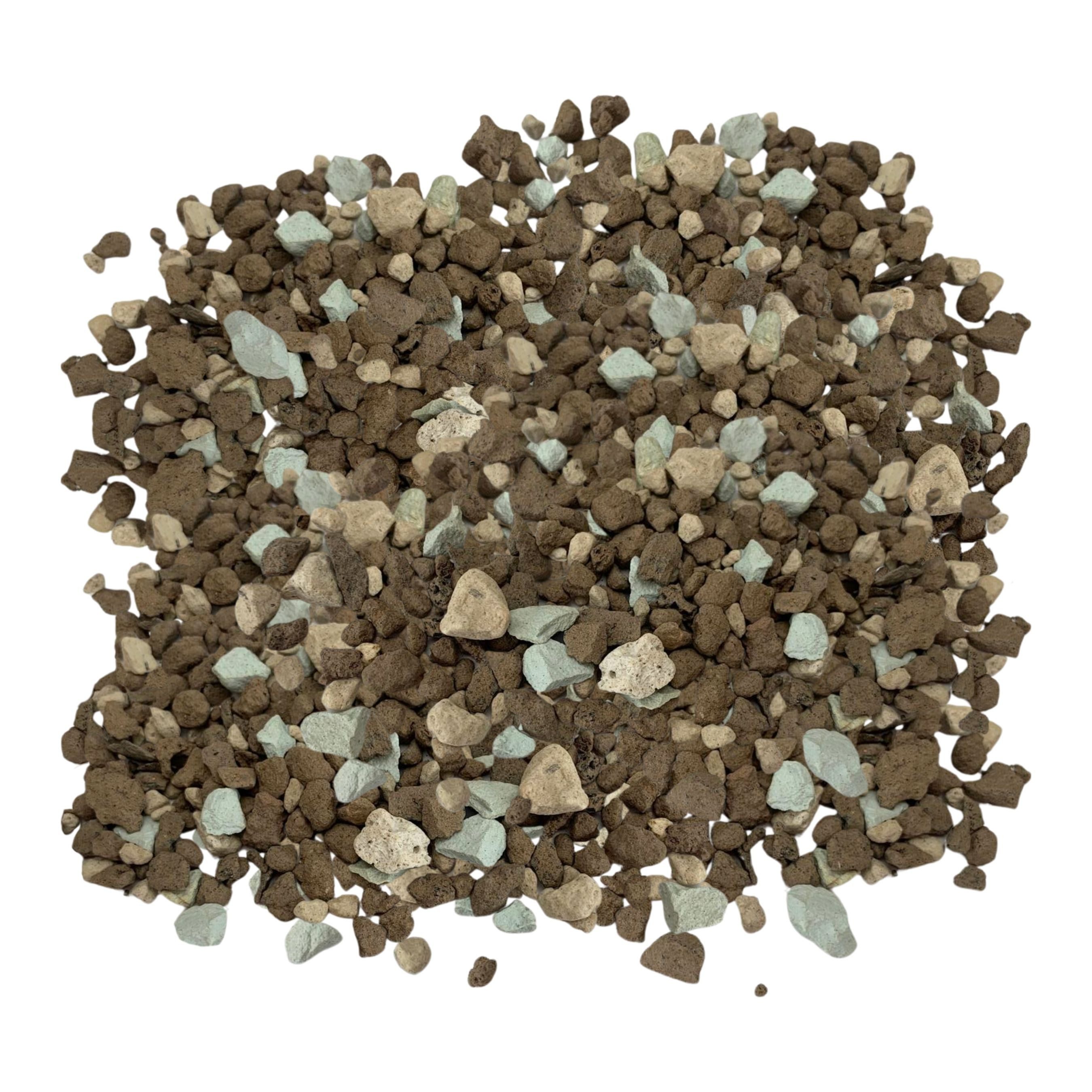 Blusana Pflanzgranulat mineralisches Pflanzsubstrat Bims Lava Zeolith mittlere Körnung 4-8 mm, (10L Hydrokultur-Substrat für Zimmer-, Balkon- und Kübelpflanzen), ungedüngt