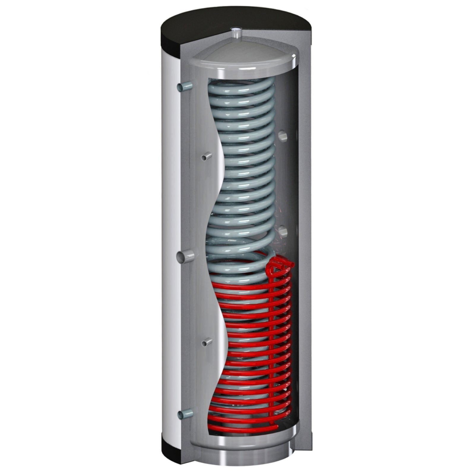 Environ Hygiene-Pufferspeicher 600 – 800 – 1000 Liter – mit 1 oder 2 Wärmetaus Stromspeicher