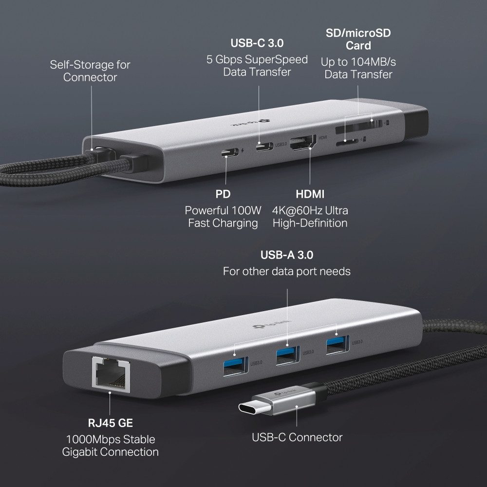tp-link UH9120C Adapter, 18 cm