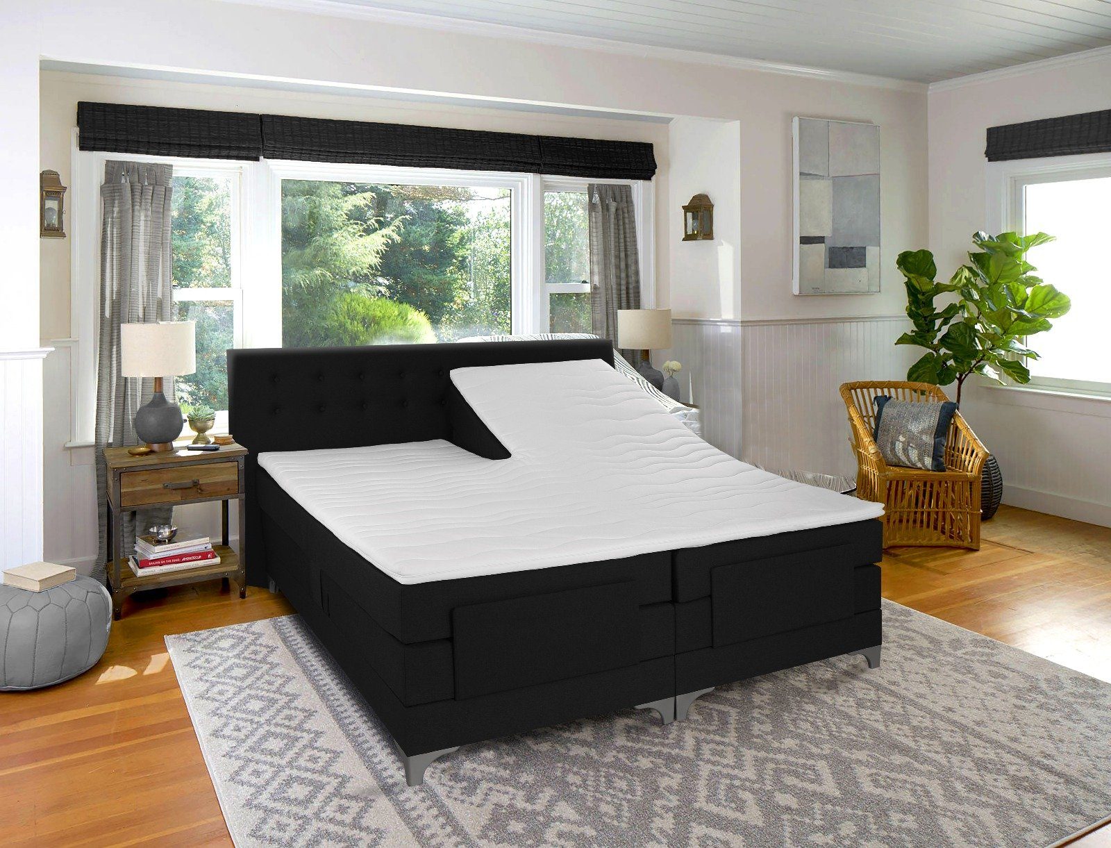 MeineMatratze24, Topper Gelschaum Split-Topper Matratzenauflage 160x200 180 günstig online kaufen