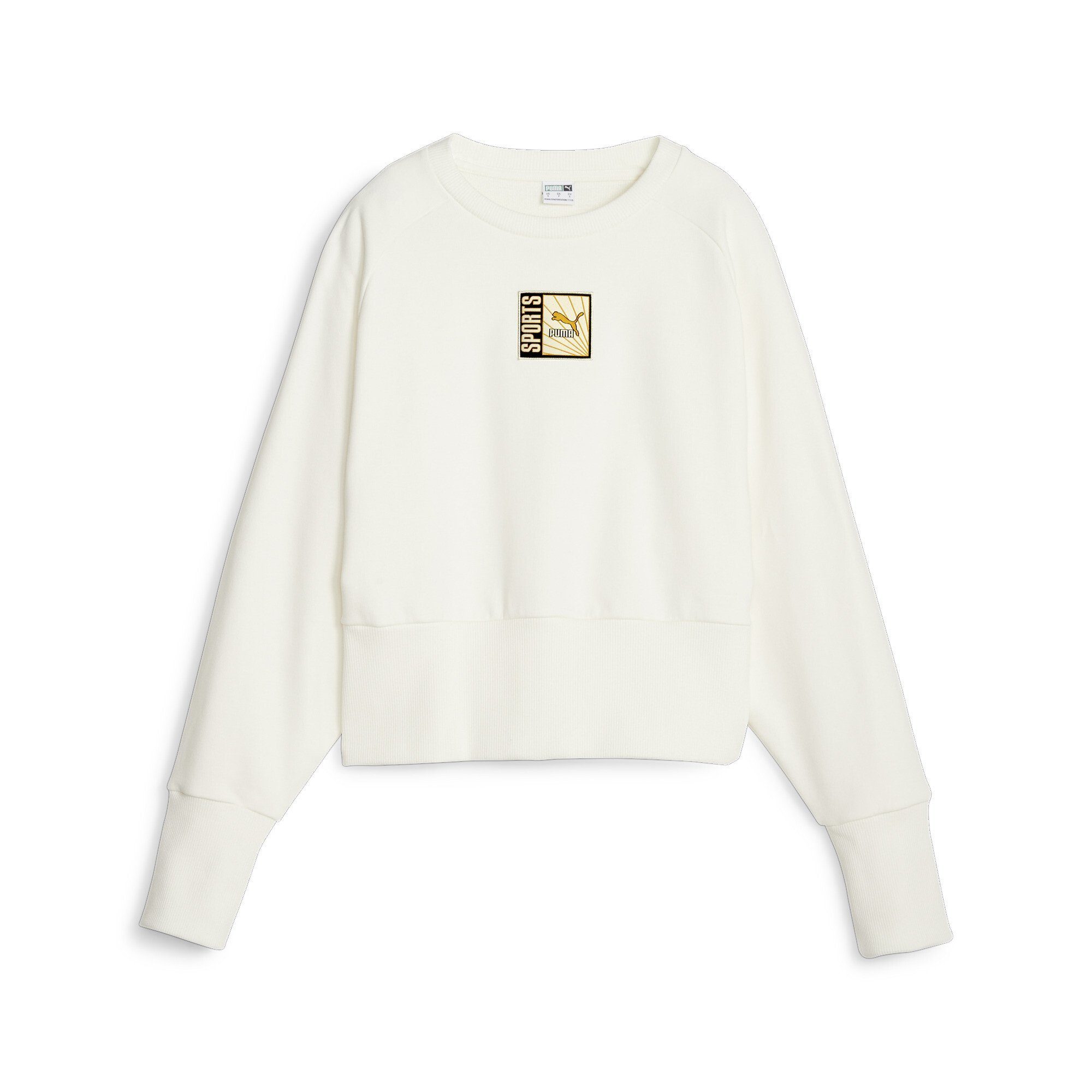 White Warm CLASSICS PUMA Sweatshirt Damen Sweatshirt