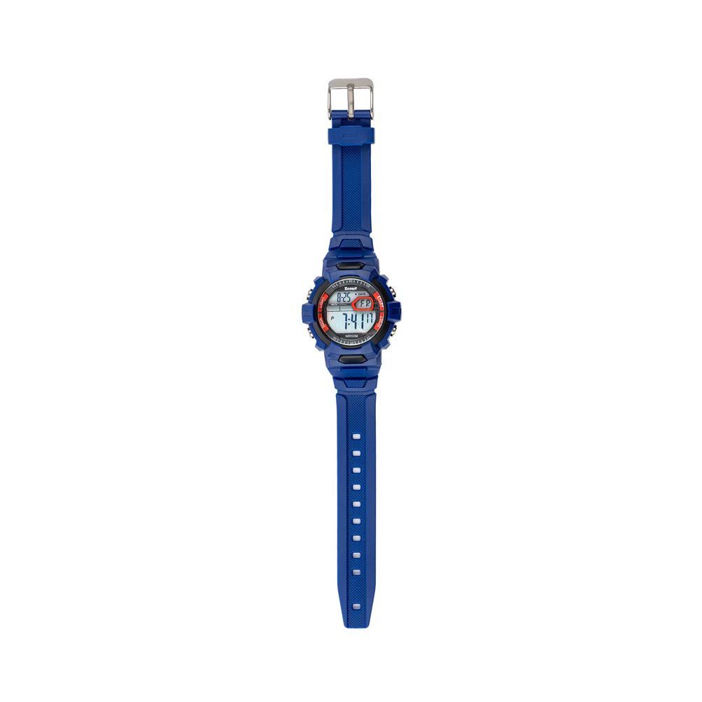 Scout Quarzuhr The Digi Kinder Digitaluhr 165000002 Blau Kunststoffband 36 mm