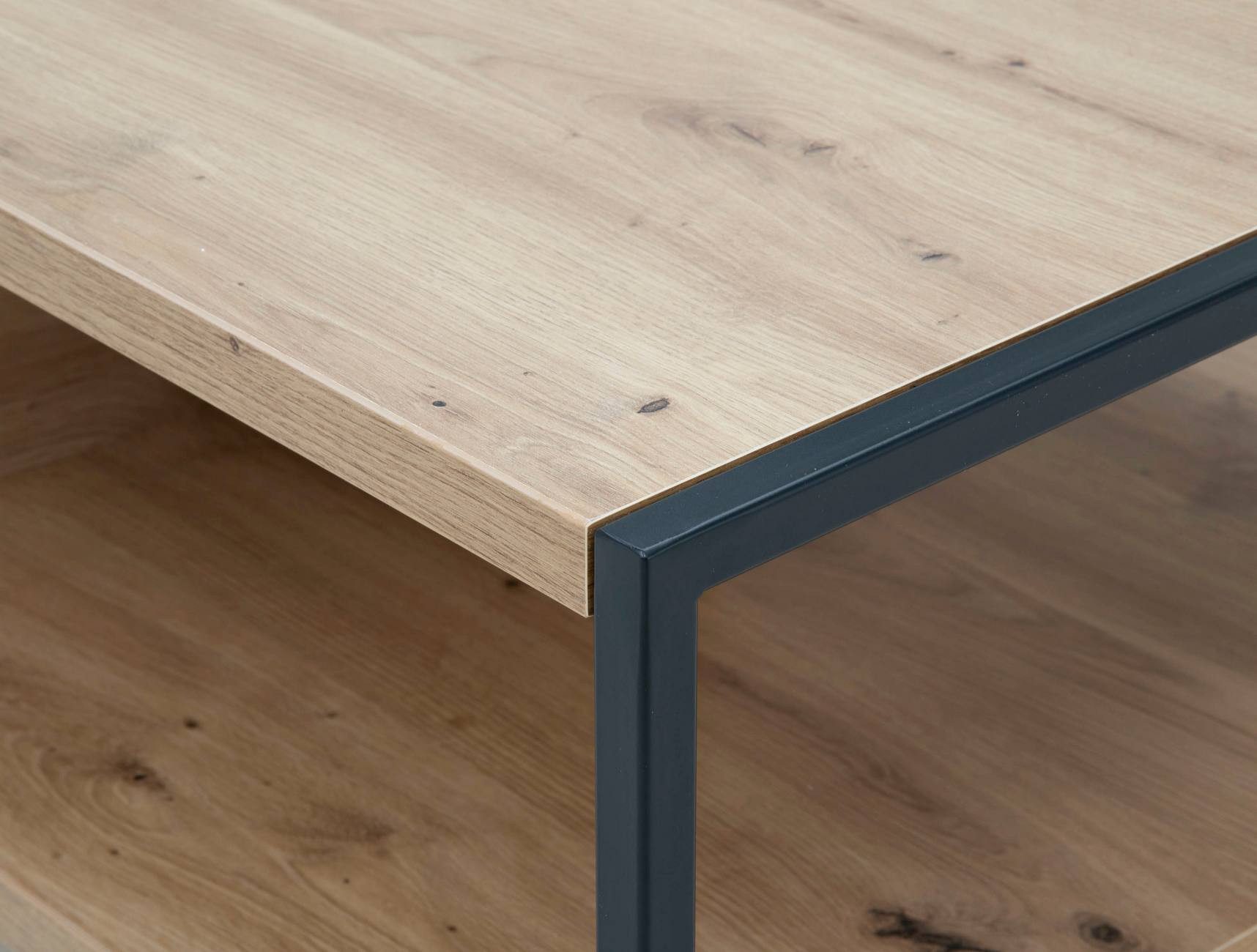 Empinio24 Couchtisch Serra, Eiche bianco Dekor, Breite 110 cm