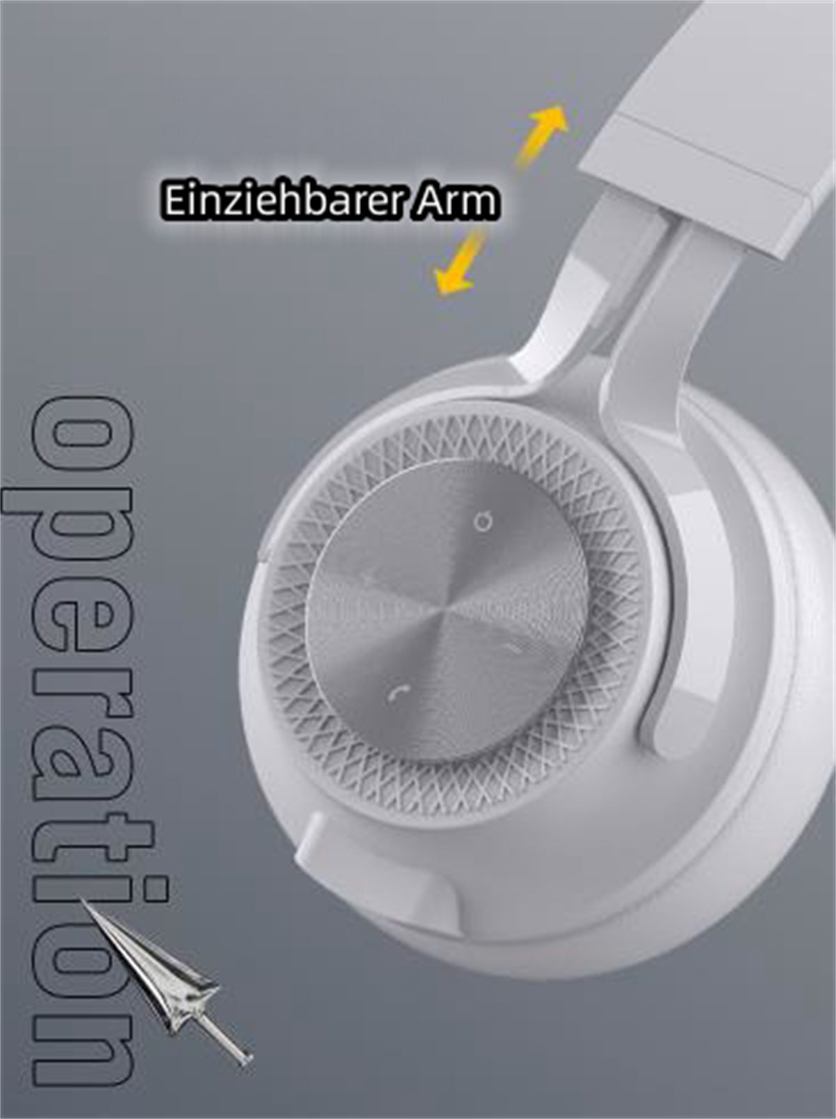 carefully selected Am Kopf getragenes Sport-Bluetooth-Headset Stunden 25 Rot Over-Ear-Kopfhörer mit Akkulaufzeit