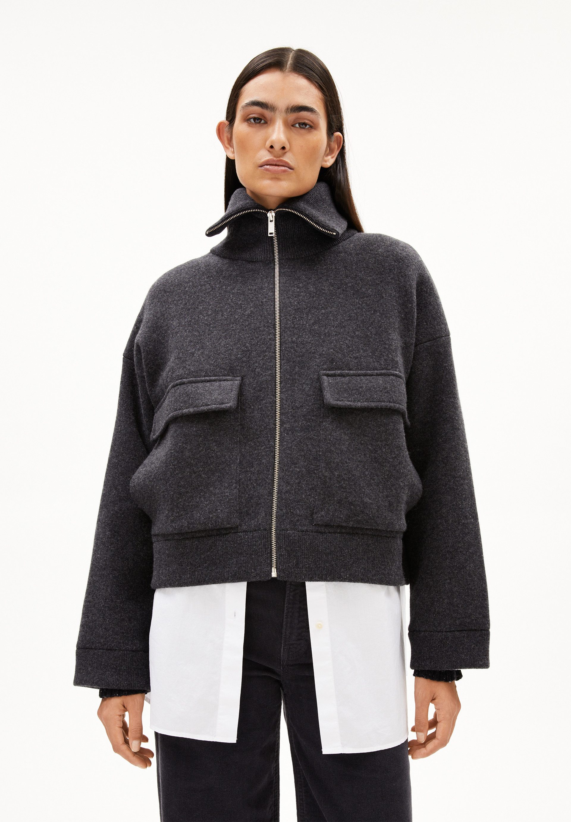 Armedangels Blouson JOANIAAS Strickjacke aus Bio-Woll günstig online kaufen