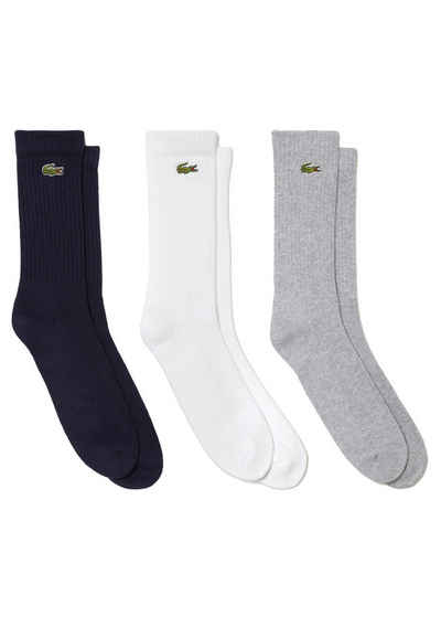 Lacoste Короткие носки 3er Pack Basic (Spar-Set, 3-Paar) Носки - Baumwolle - Atmungsaktiv