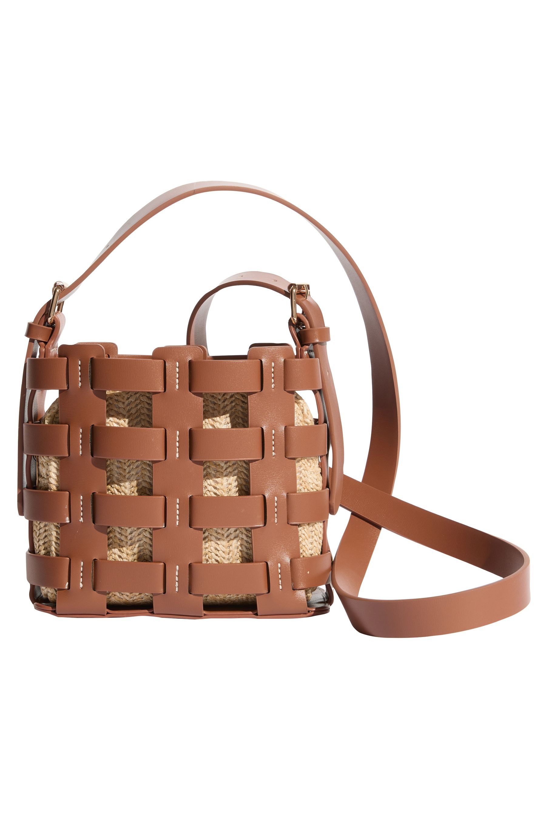 Love & Roses Umhängetasche Love & Roses Flechtkorb-Umhängetasche (1-tlg)