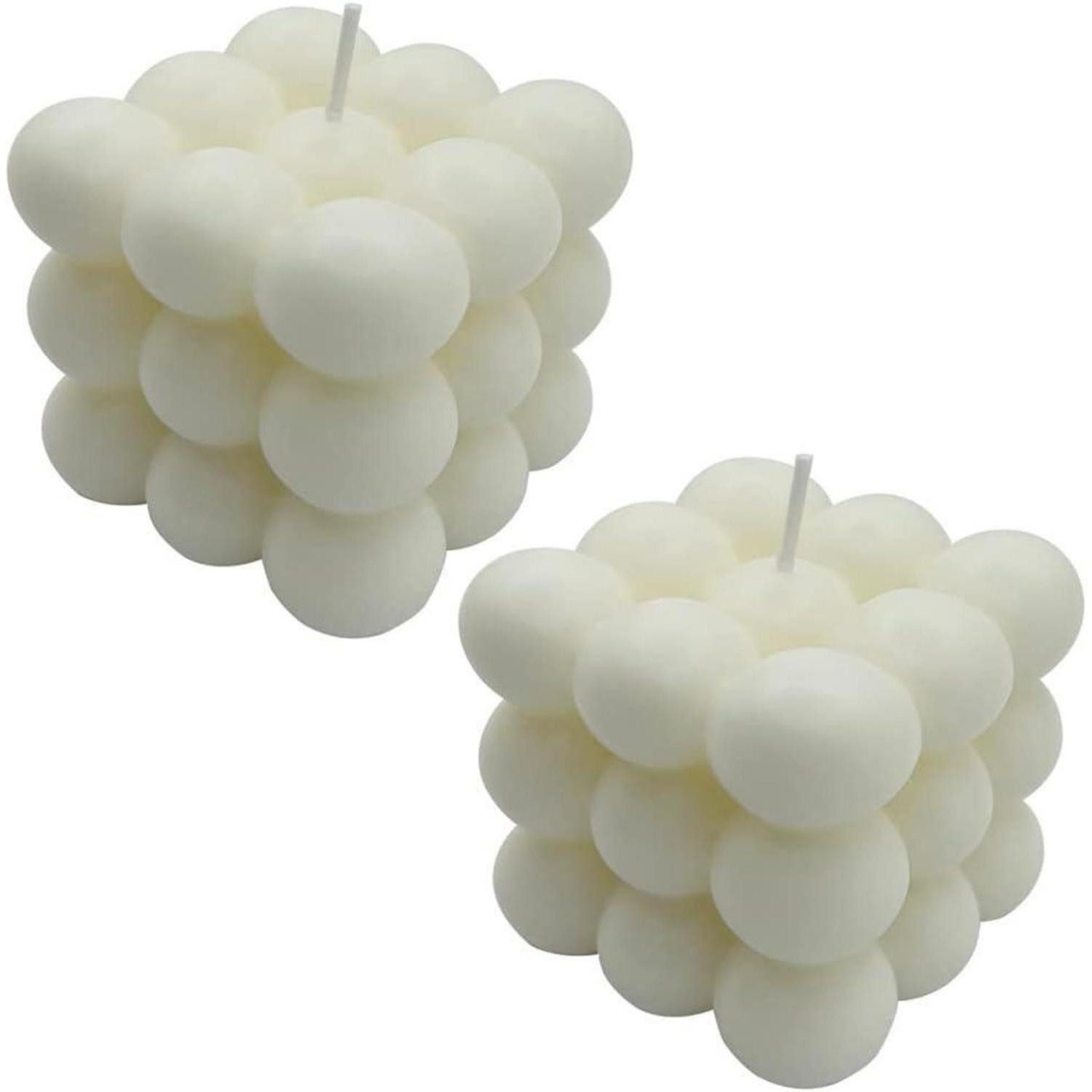 LuxusKollektion Formkerze Bubble Kerze aus Soja Bienenwachs, Handmade, natürlich, Aromatherapie
