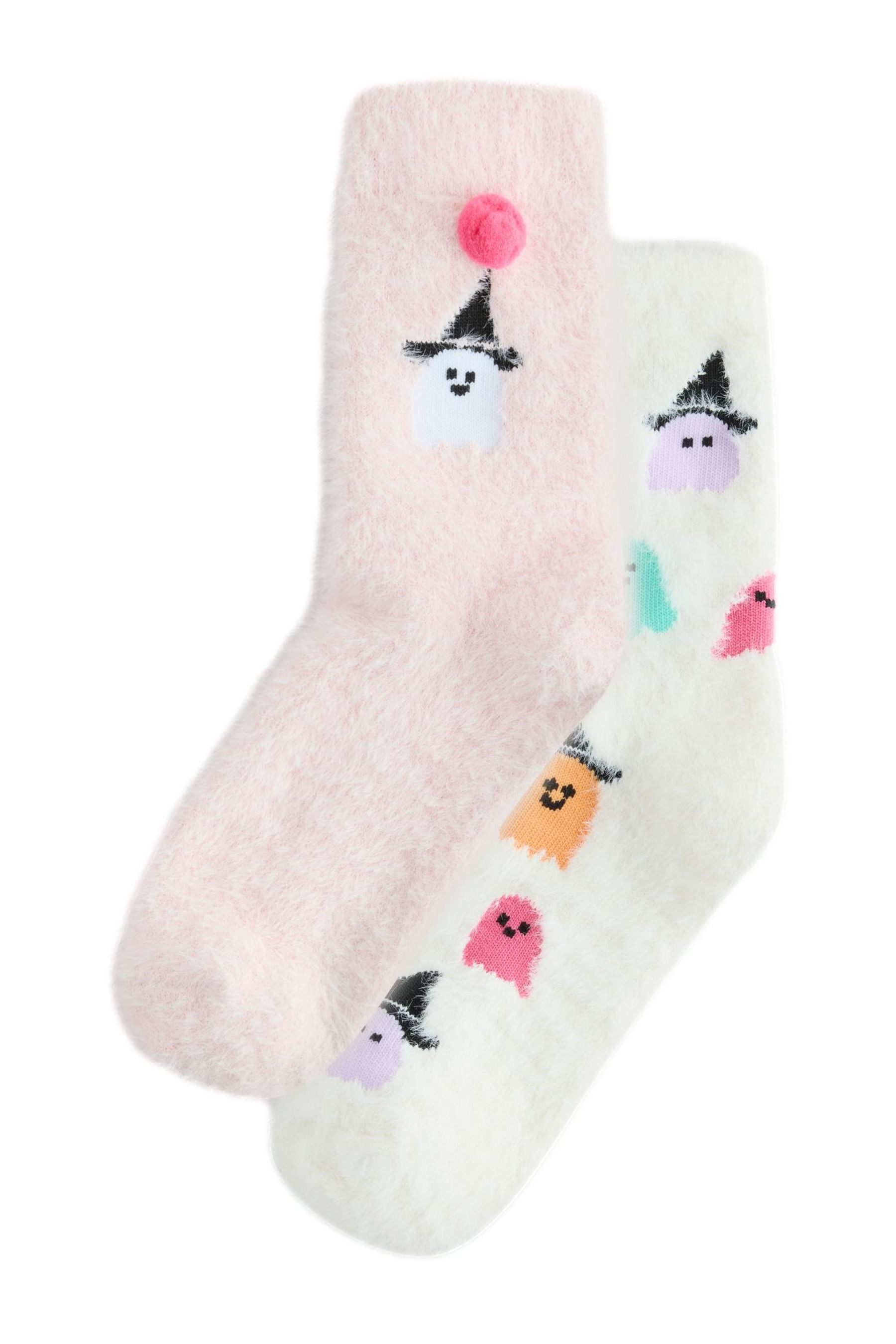 Next Kuschelsocken Sehr flauschige Kuschelsöckchen, 2er-Pack (2-Paar)