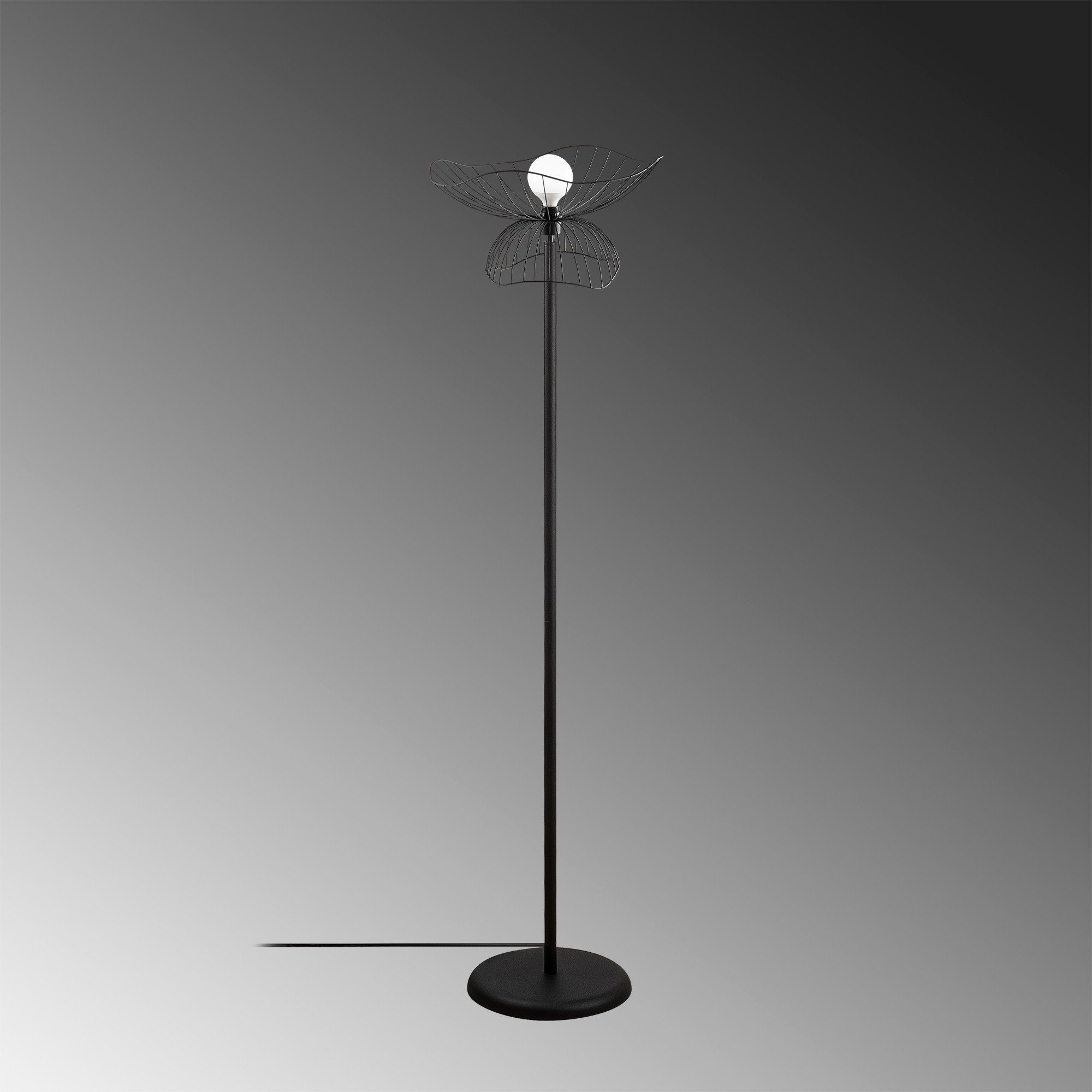 Opviq Stehlampe Farac OPV, Metallkörper Schwarz, 50 cm, 50 x