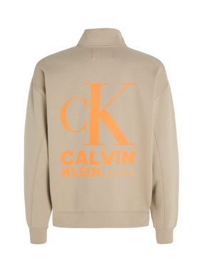 Calvin Klein Jeans Sweatshirt 1978 FLOCK LOGO HALF ZIP