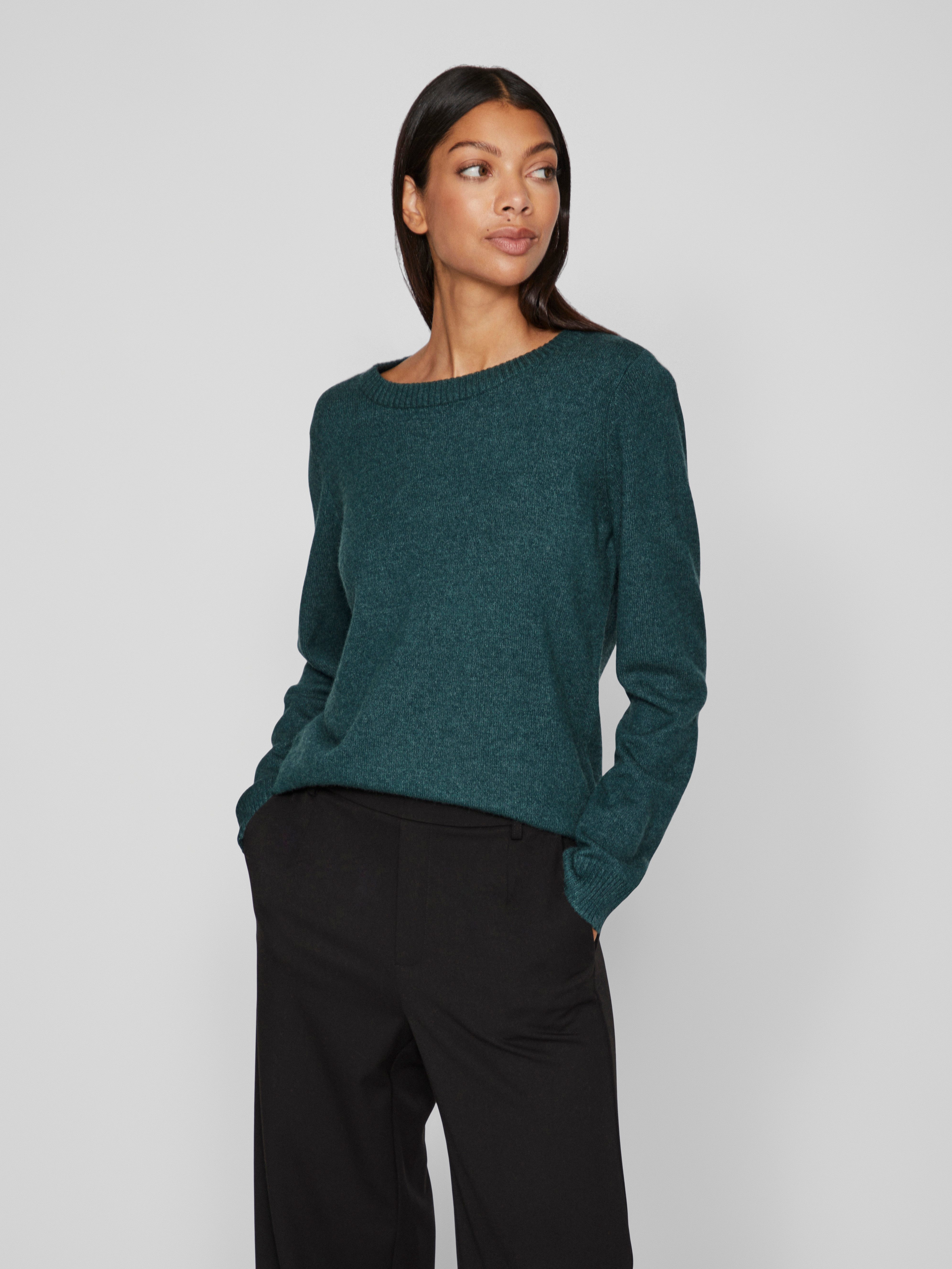 Vila Rundhalspullover VIRIL O-NECK L/S KNIT günstig online kaufen