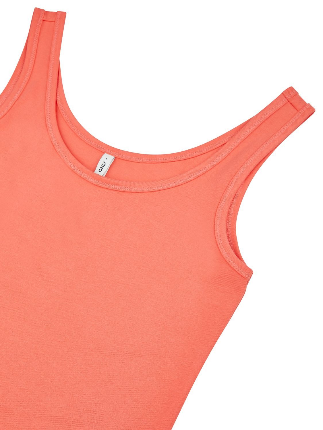 ONLY T-Shirt Damen Tank Top ONLLIVE LUV 4er Pack Slim Fit (Vorteilspack, 4-tlg) kurzarm Sommershirt mit Rundhalsausschnitt