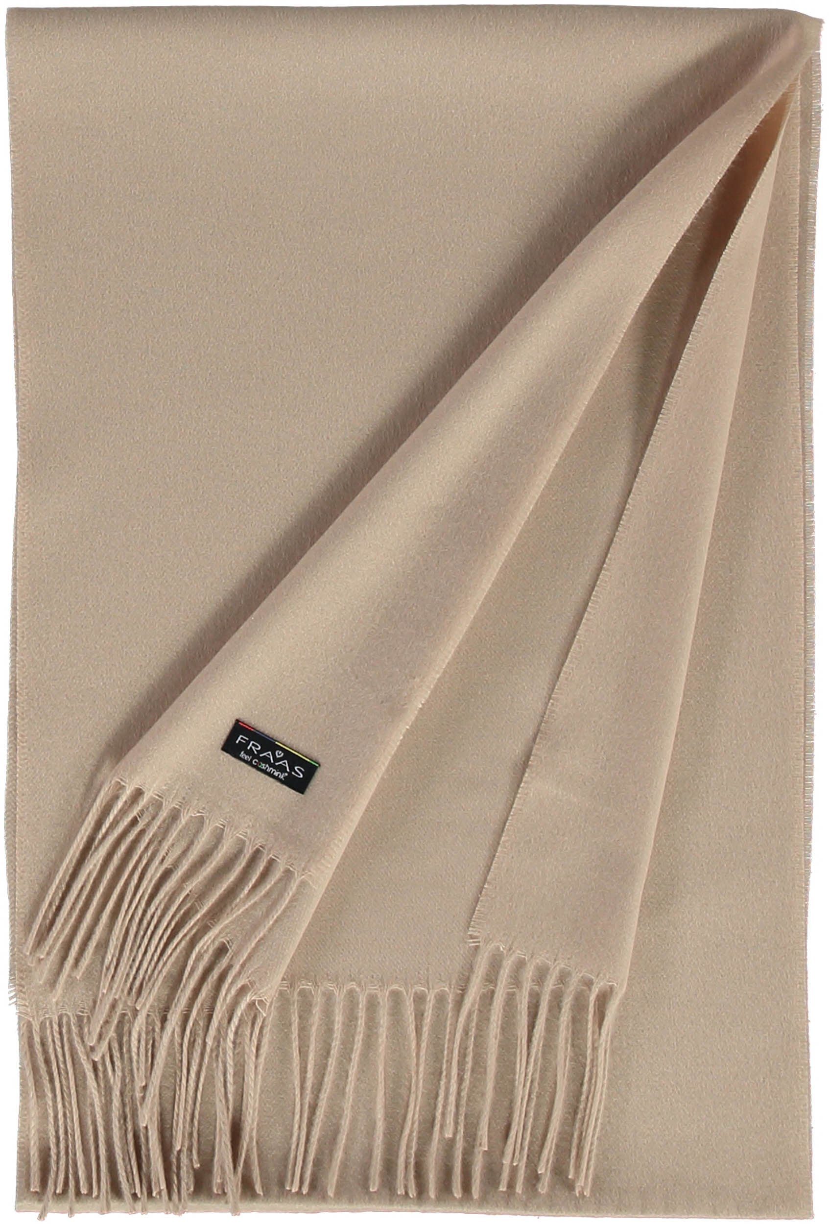 Modeschal (1-St), neutral Co2 beige Cashmink® Schal, Fraas