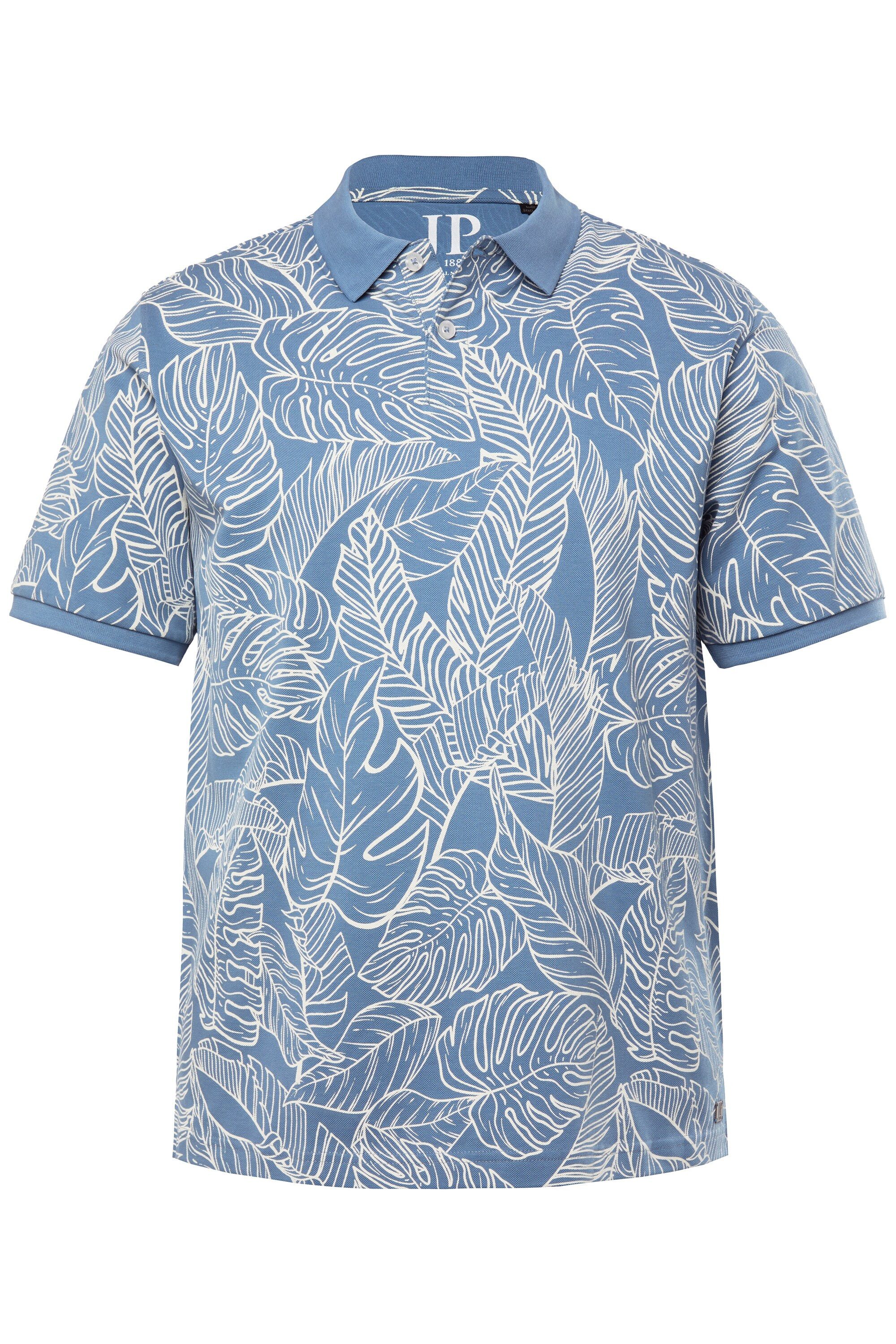 JP1880 Poloshirt Poloshirt Halbarm Piqué Allover Print