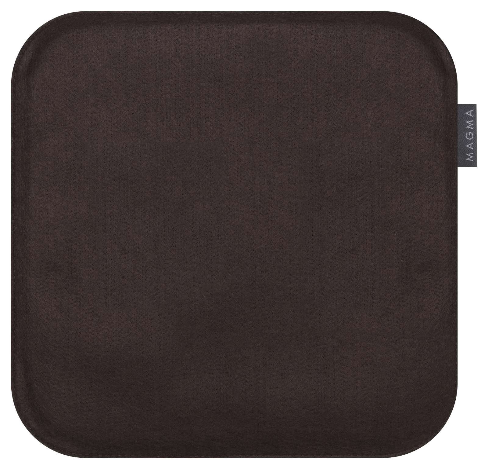 Magma Sitzkissen Magma Sitzkissen Avaro Filzoptik Uni Quadratisch