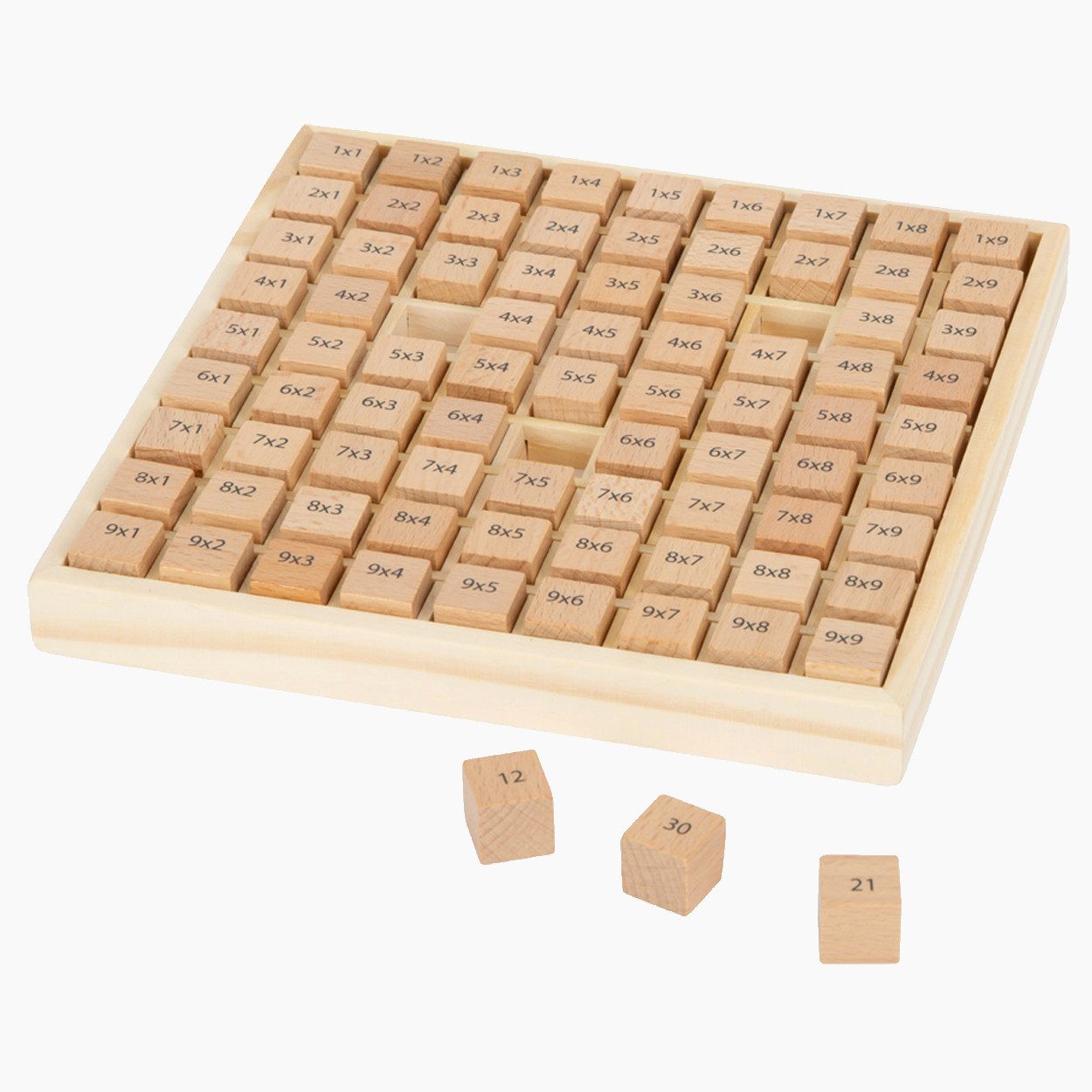 Small Foot Lernspielzeug Rechenbrett Das kleine 1x1 (packung, 82-St., spar set), für die spielerische Entdeckung der Zahlenwelt